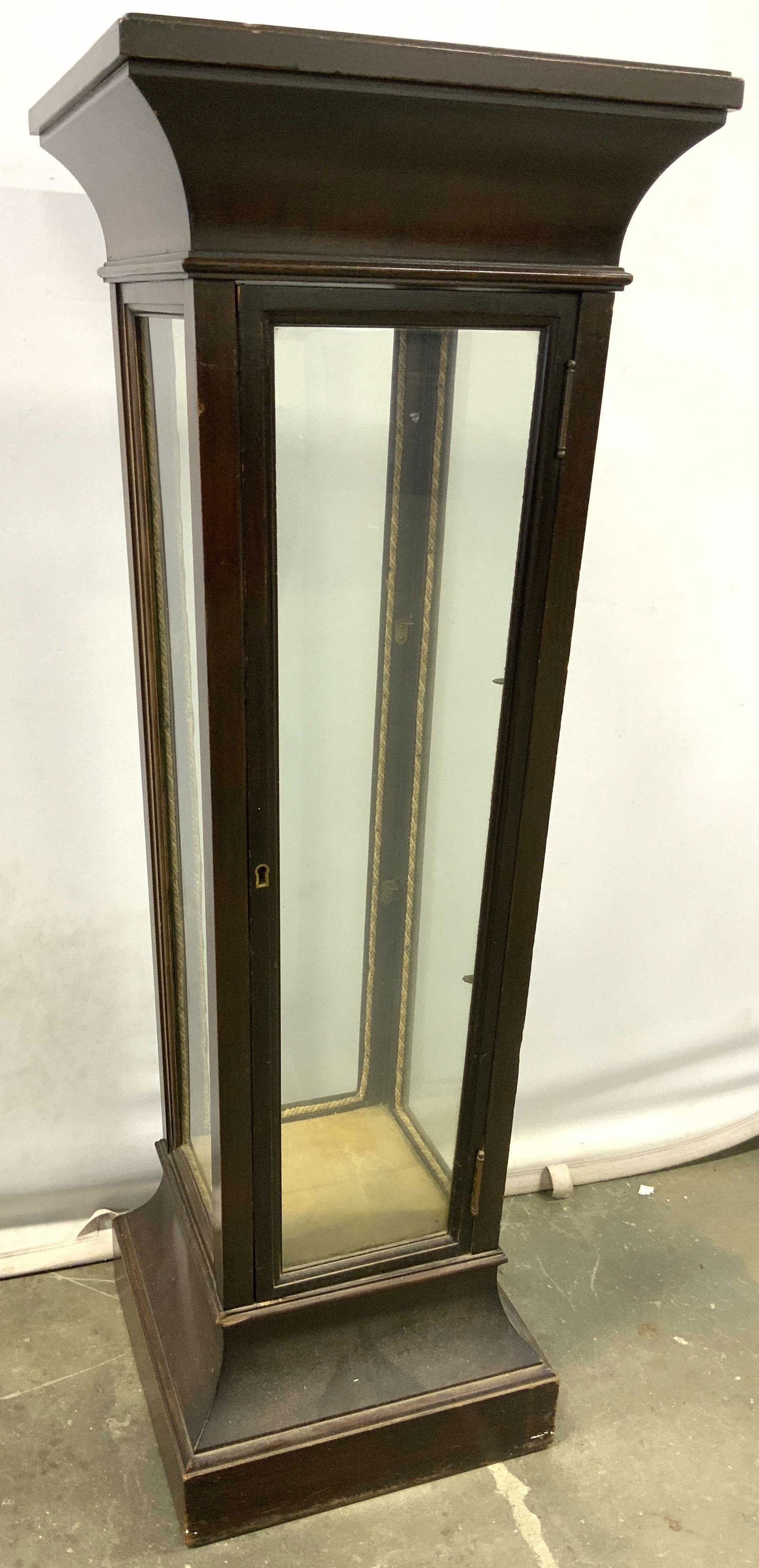 Vntg Wooden Display Case Pedestal (1 of 8)