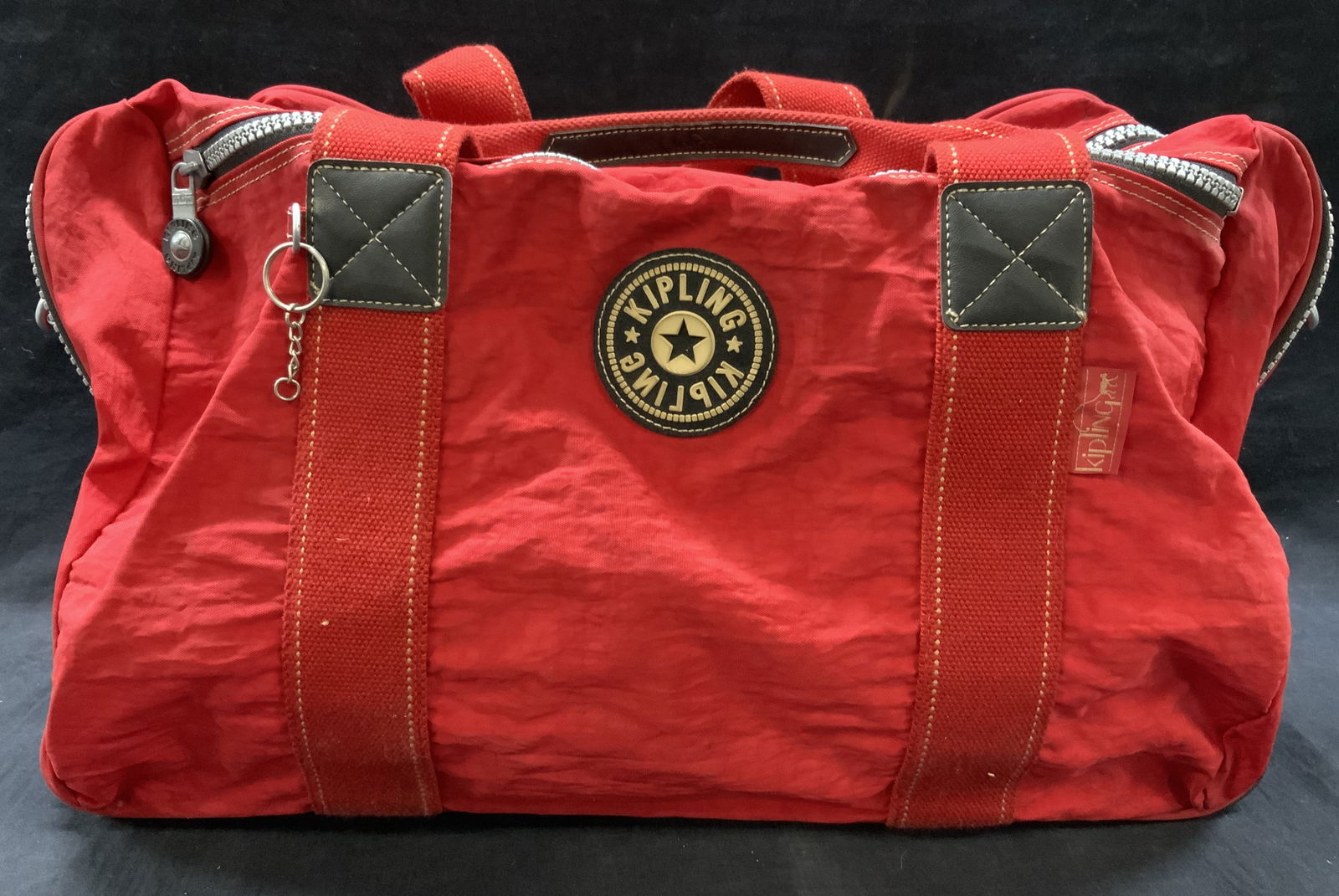 Vintage Kipling Canvas Duffle Travel Bag (1 of 15)