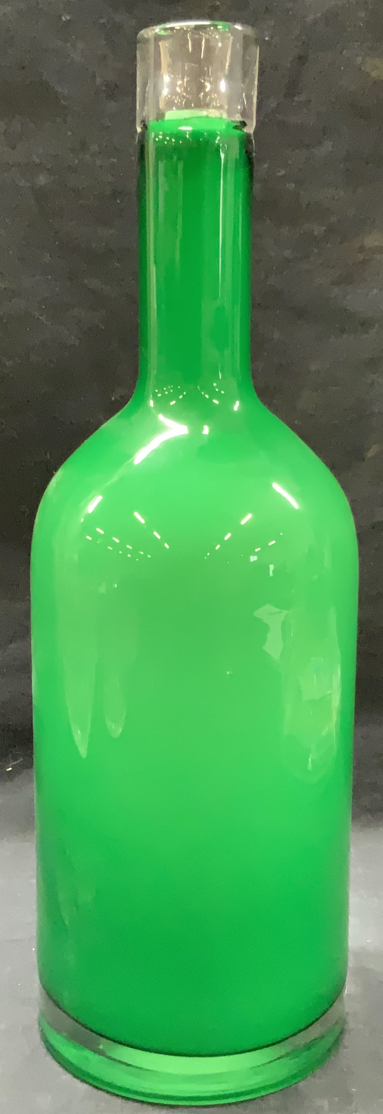 Hand Blown Thick Walled Glass Bottle (1 of 6)