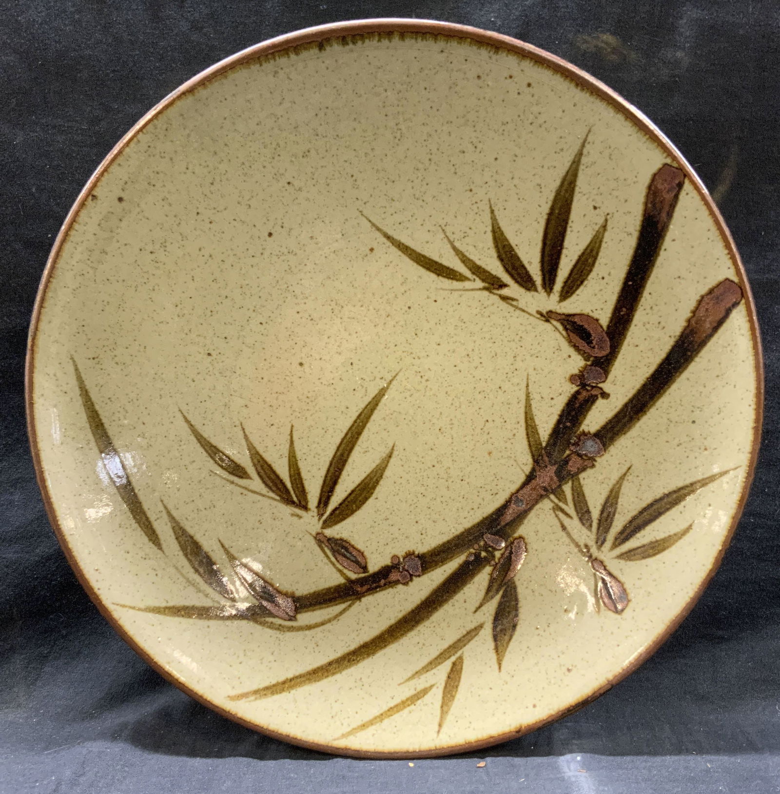 Vntg Japanese Mashiko Pottery Centerpiece Bowl (1 of 8)