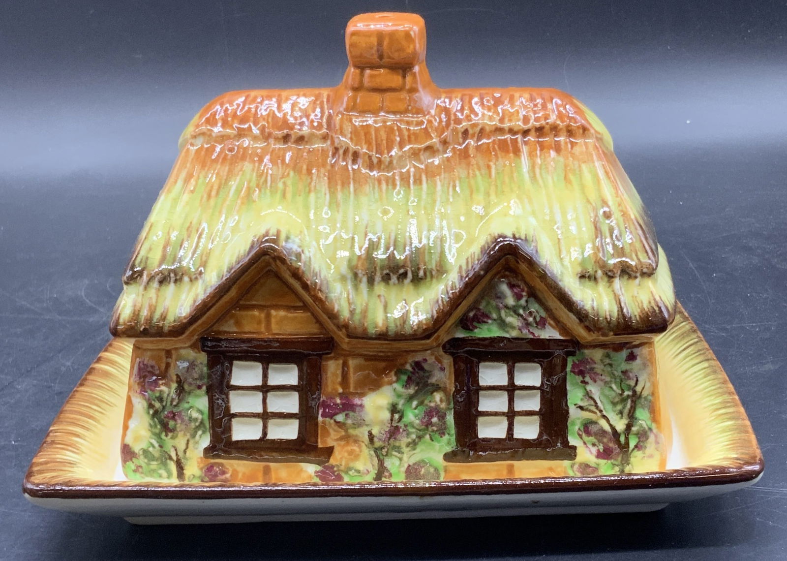 Vintage Cottage Ware Butter Dish, Occupied Japan (1 of 7)