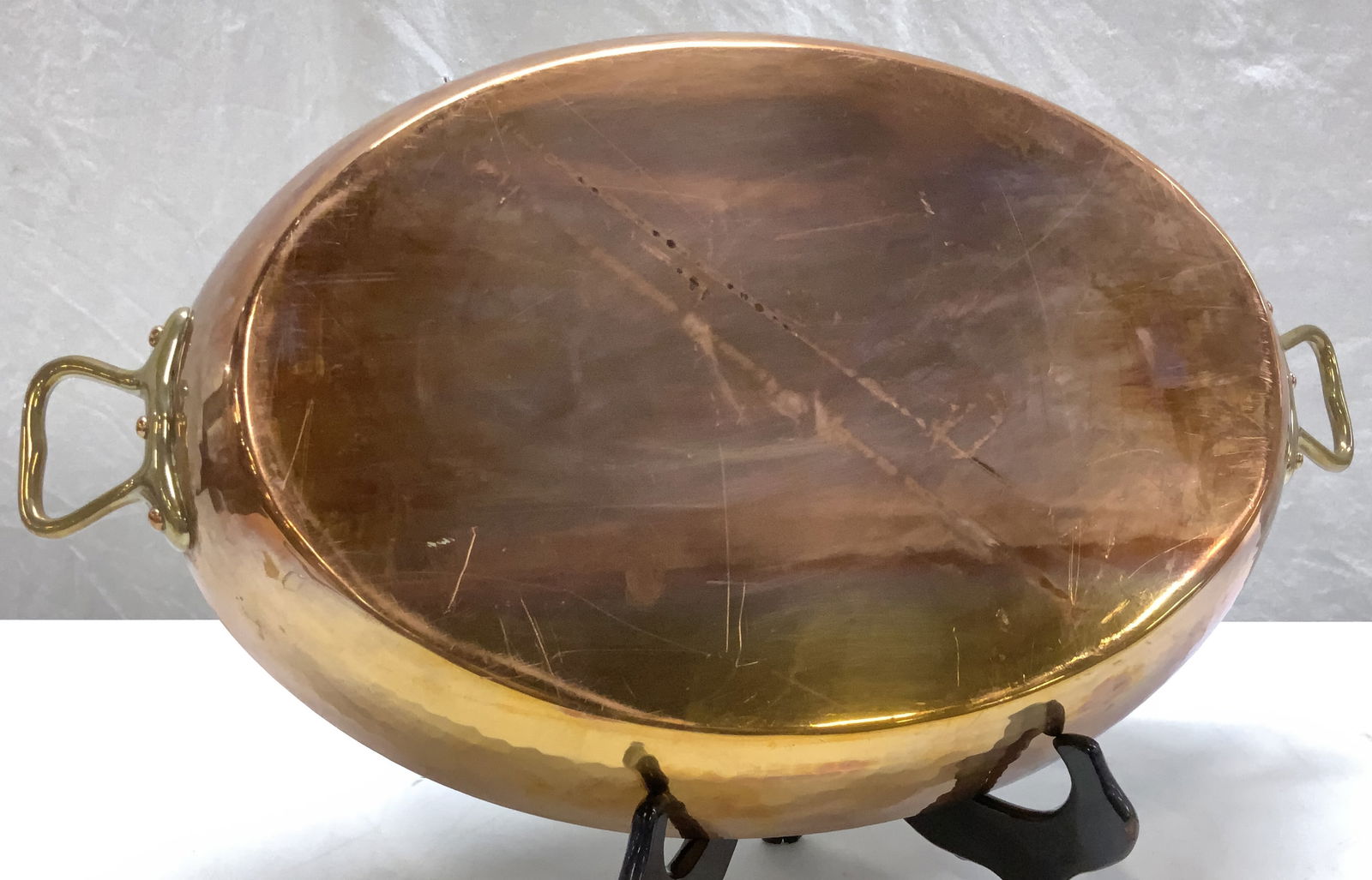 Williams Sonoma Hammered Copper Gratin Pan, France (1 of 8)