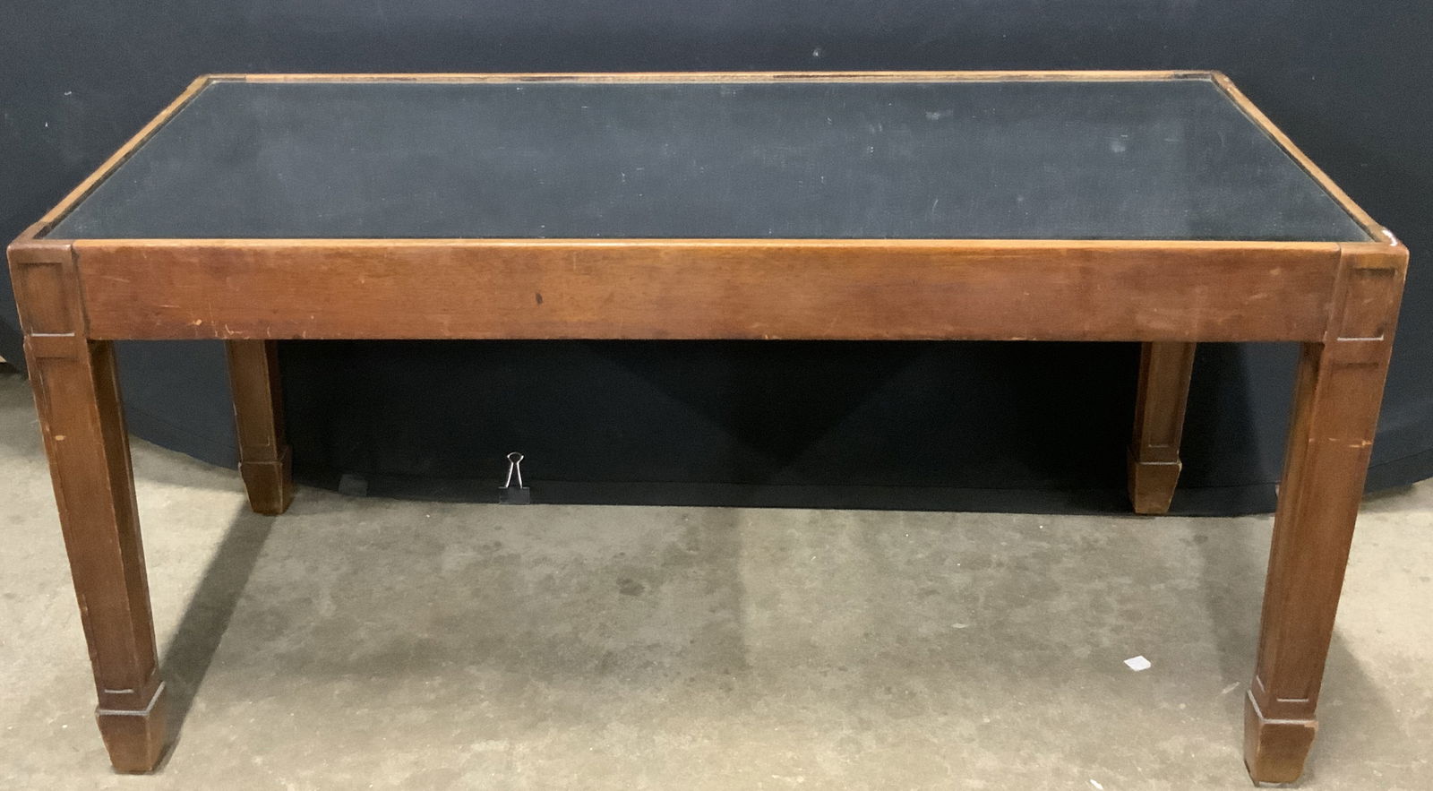 Vintage Rectangular Mirror Top Coffee Table (1 of 9)