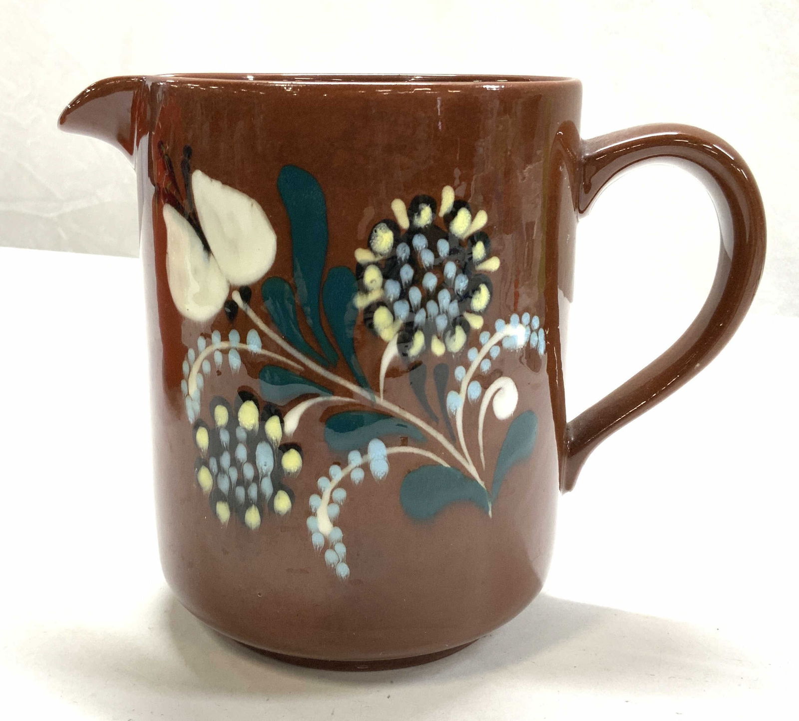 Hand painted MC Ceramic Water Pitcher (1 of 6)