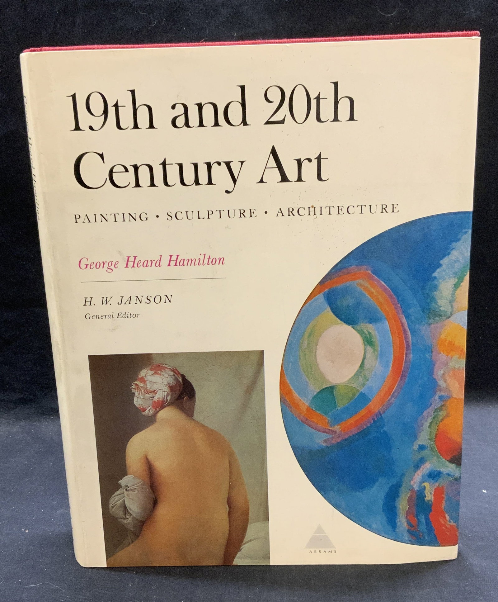 19th & 20th Century Art Illustrated Book: Hardcover copy of 19th and 20th Century Art, Painting, Sculpture, Architecture by George Heard Hamilton. Published by Abrams, year unknown. Contains 487 illustrations. Measures approx. 11.75 x 9.25 in