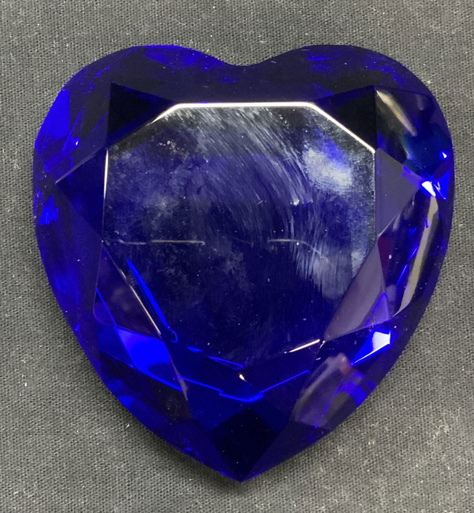Rosenthal Cobalt Blue Cut Crystal Paperweight (1 of 7)