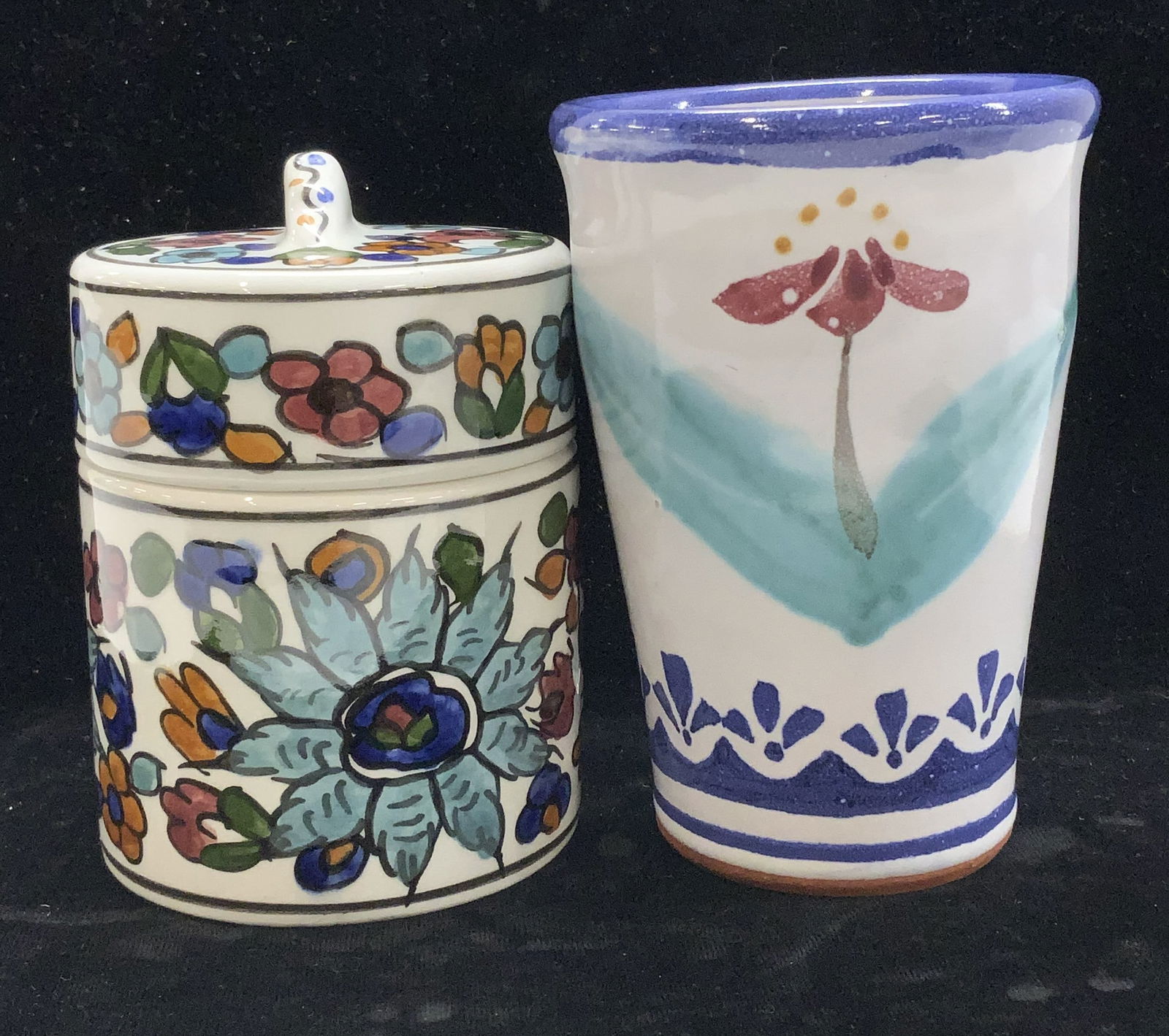 Rhodes Greek Lidded Jar, Damaris Cotta Pottery, 2 (1 of 8)