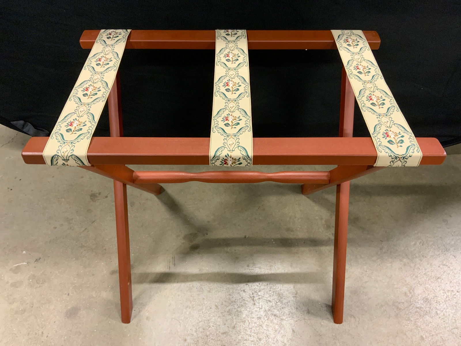 Vintage Folding Wooden Luggage Rack (1 of 6)