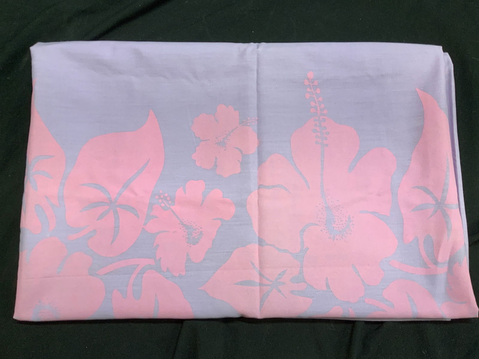 Lilac and pink Tropical Print Cotton Tablecloth (1 of 6)