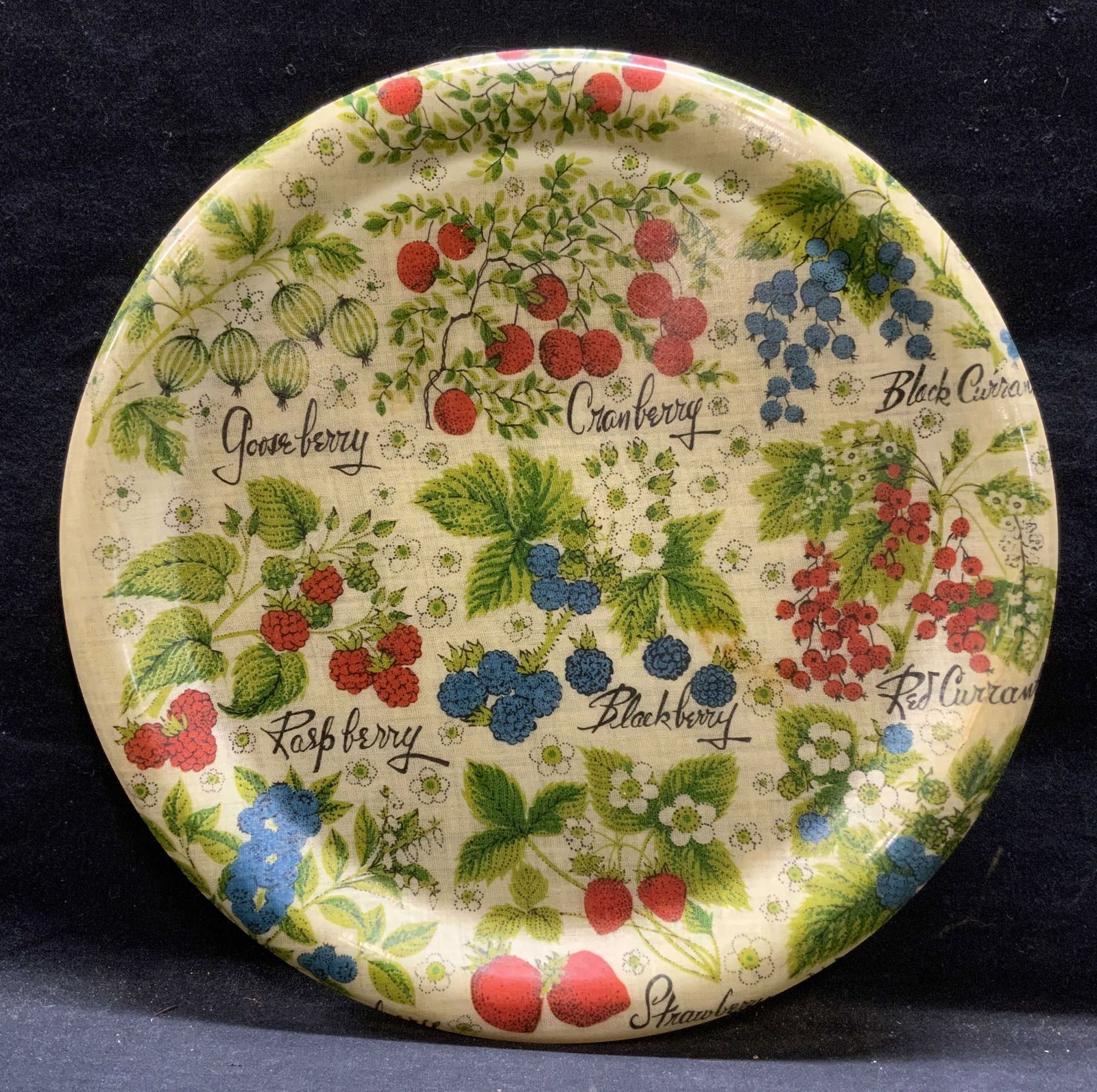 Vintage Mid Century Artmore Round Berry Tray (1 of 7)