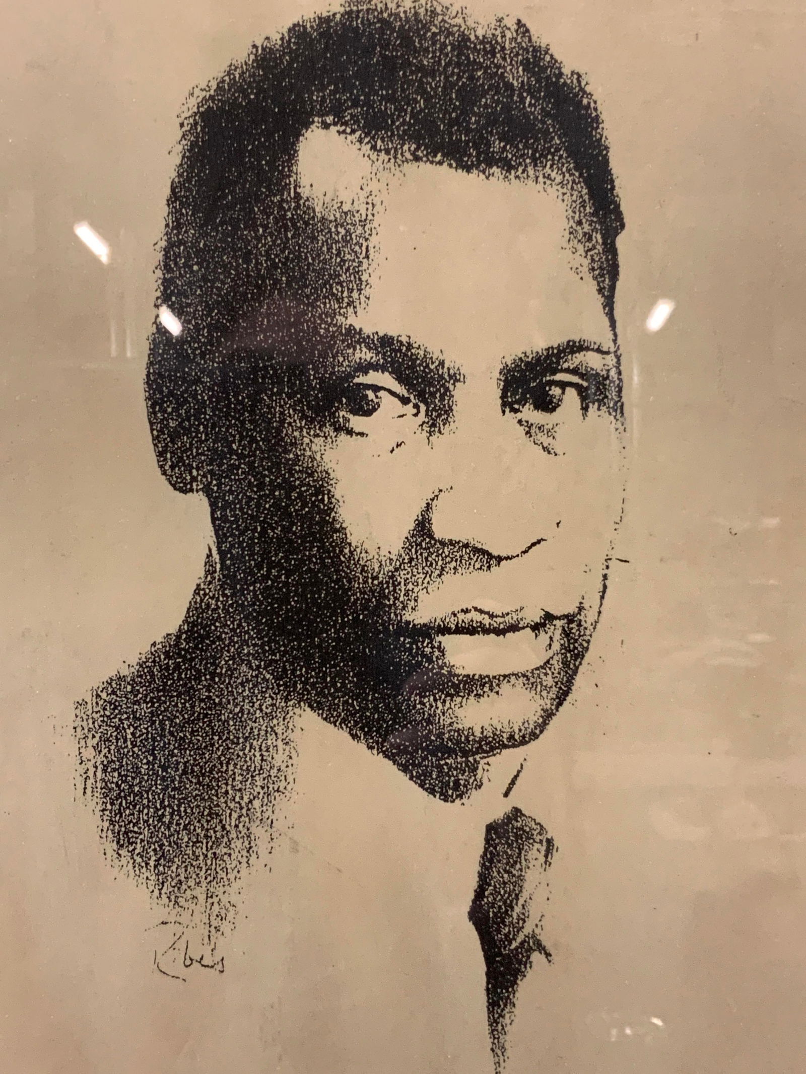 Artist Marked Portrait Silk Screen (1 of 9)