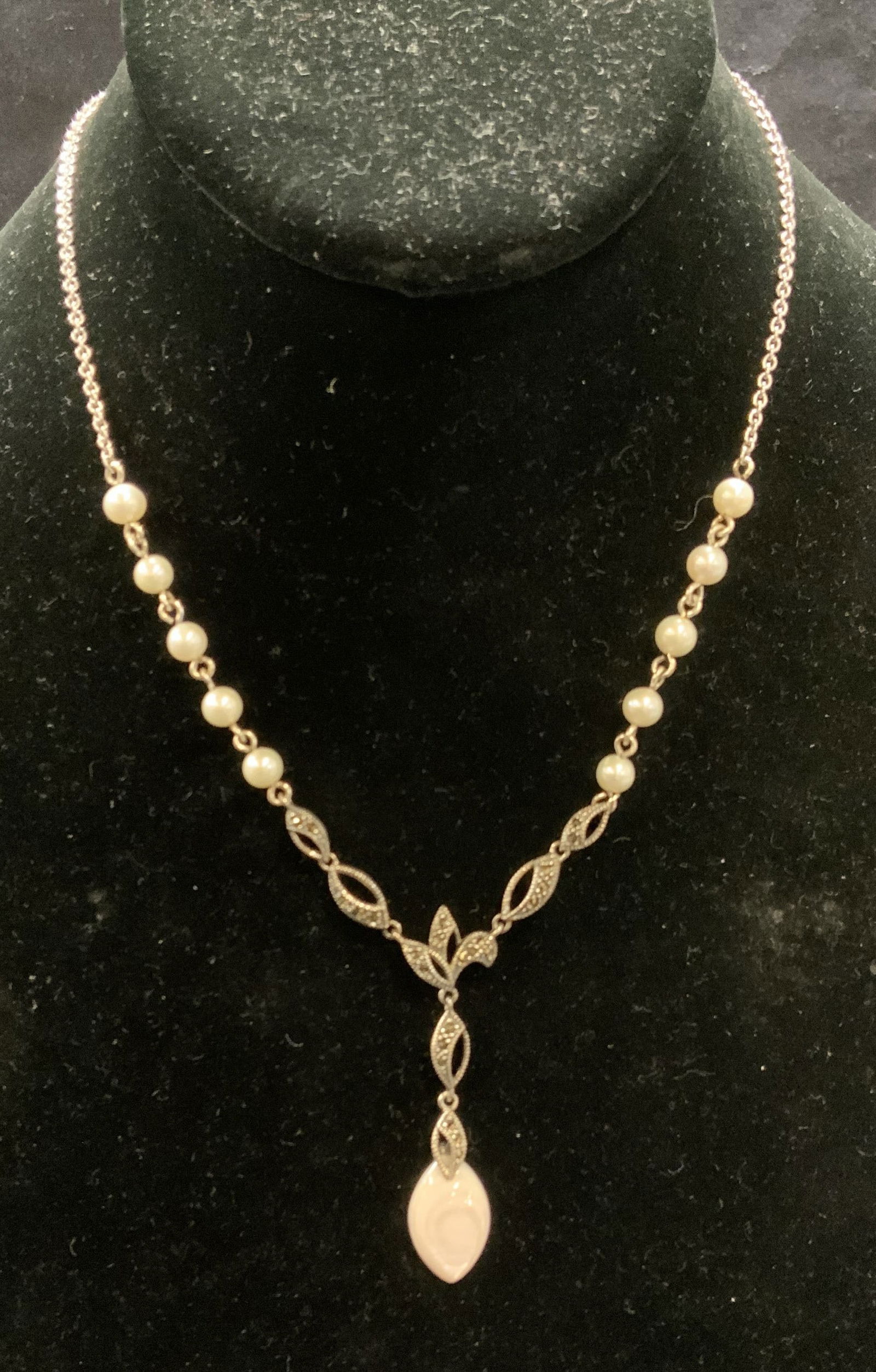 Judith Jack Sterling Silver Pearl Necklace NWT (1 of 7)