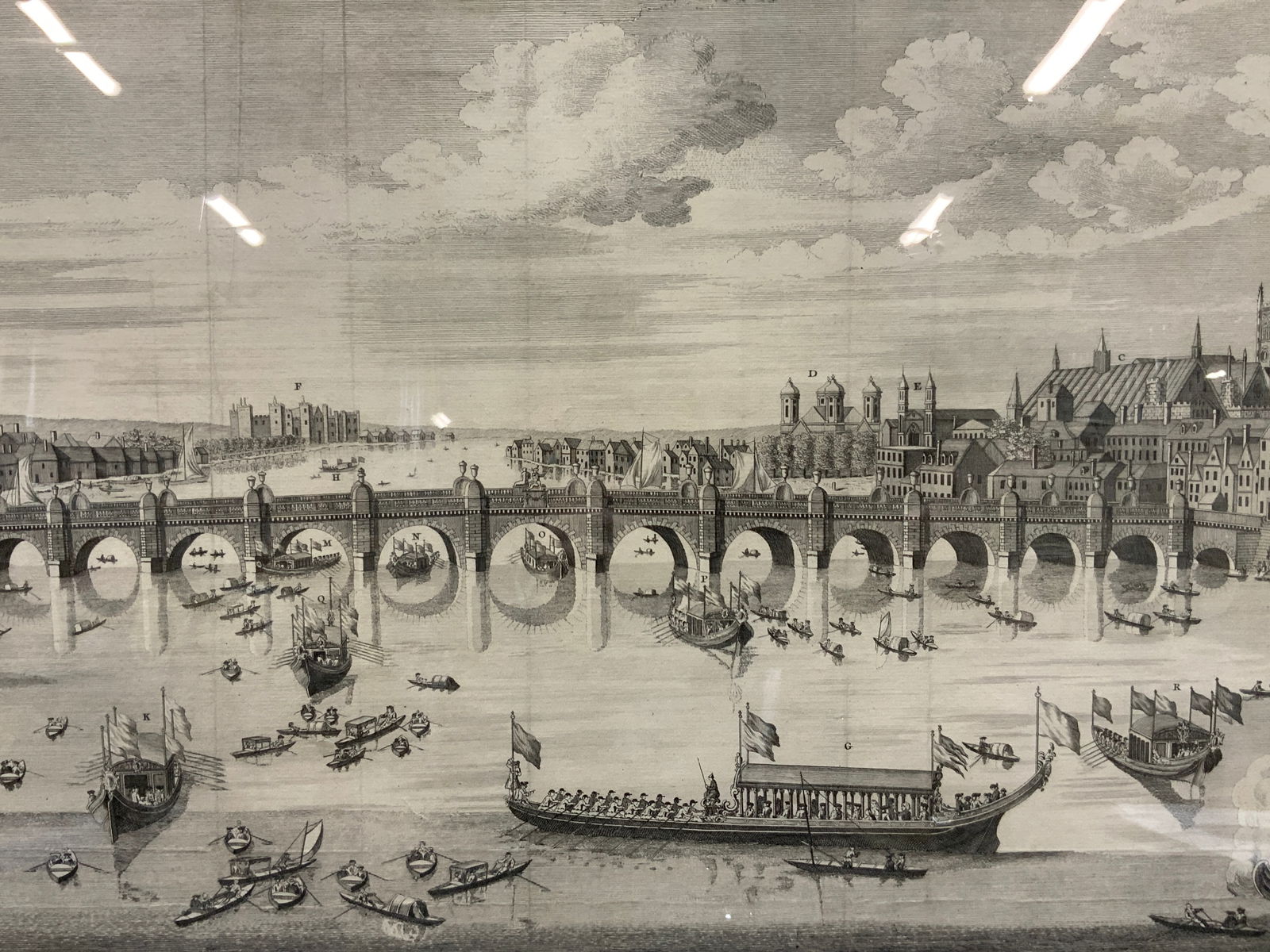 Antq Westminster Bridge Plate Etching (1 of 11)