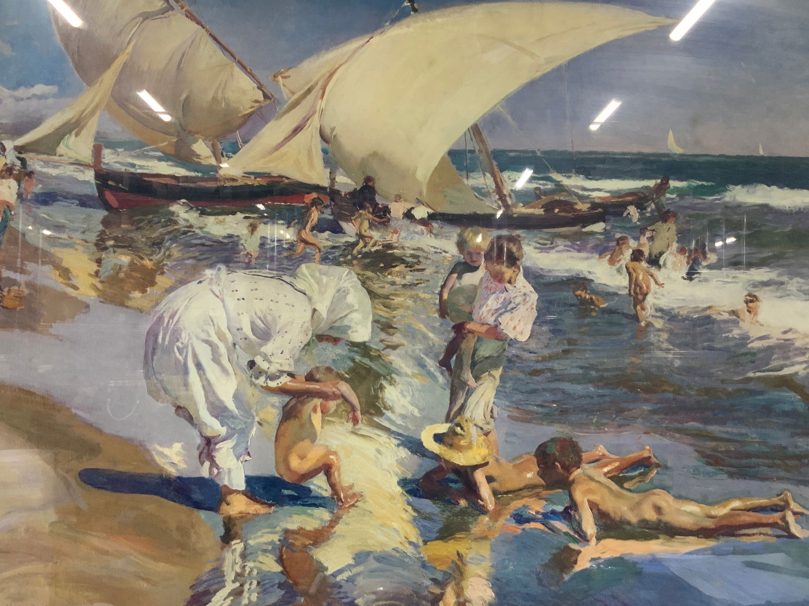 J.Sorolla Y. Bastida Beach In Morning Light Litho (1 of 9)