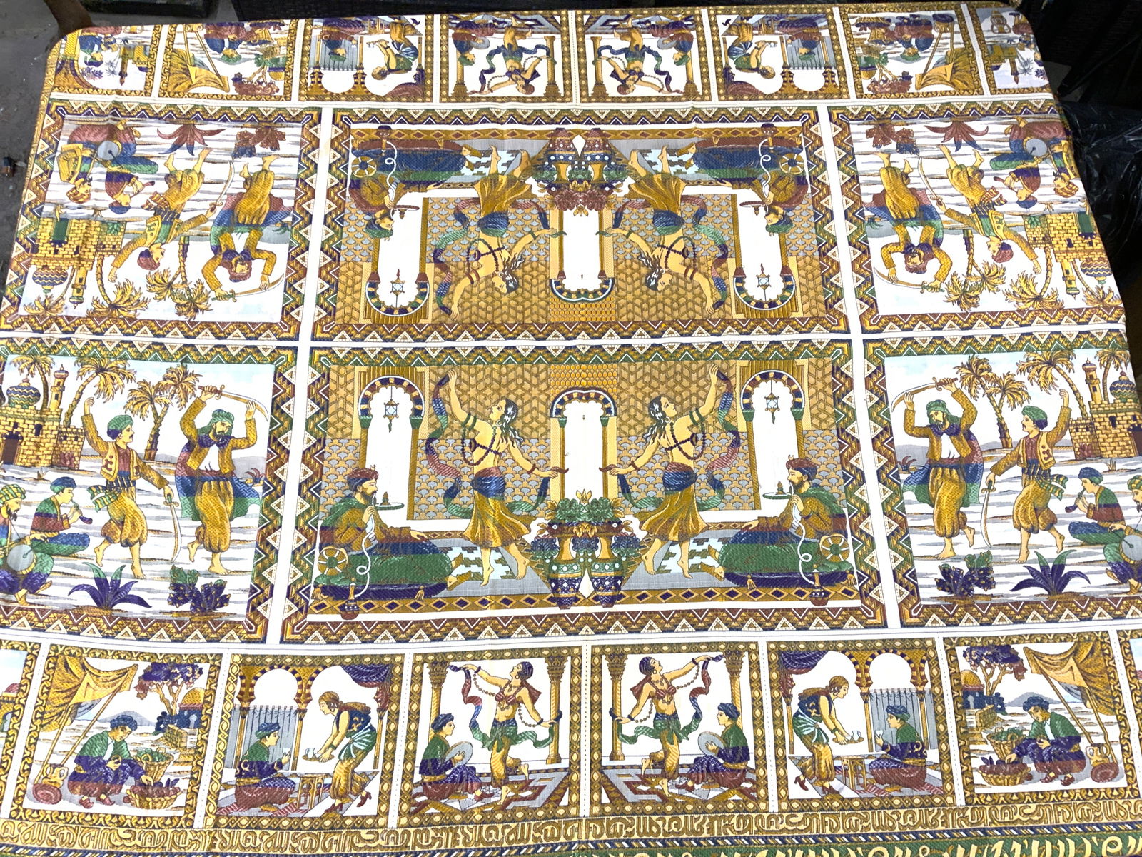 Middle Eastern/ Asian Jacquard Textile, XL (1 of 11)