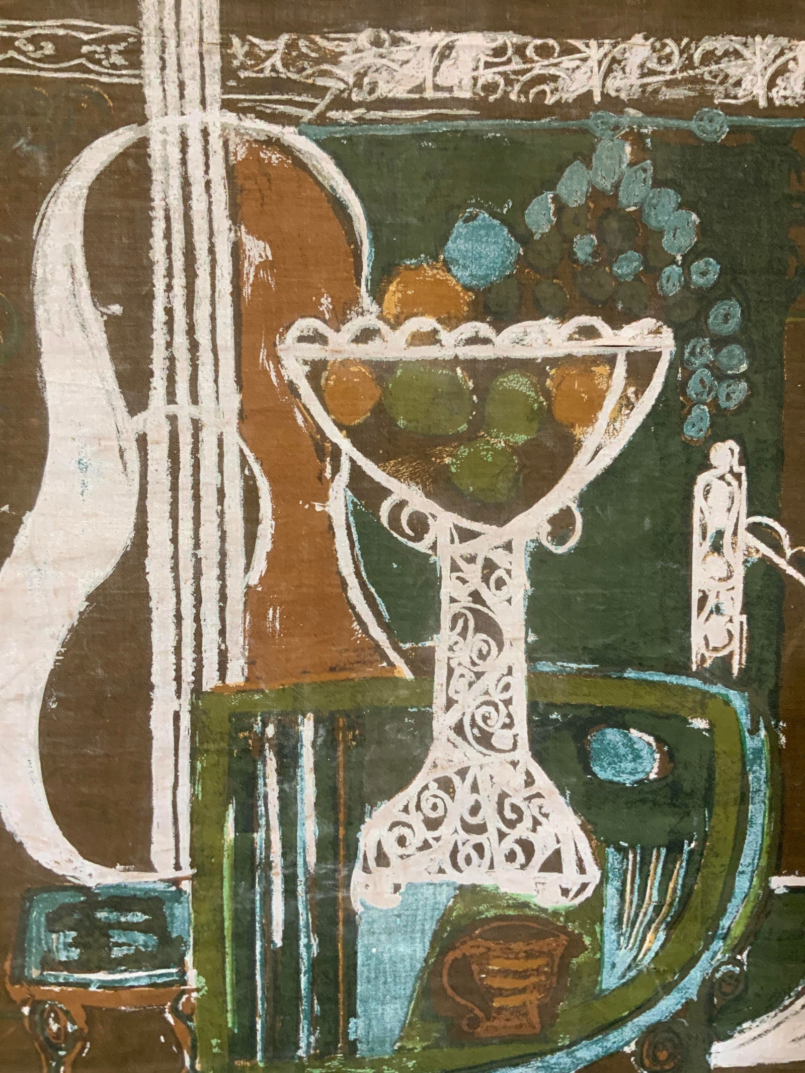 Still Life Silk Screen On Canvas 43in (1 of 8)