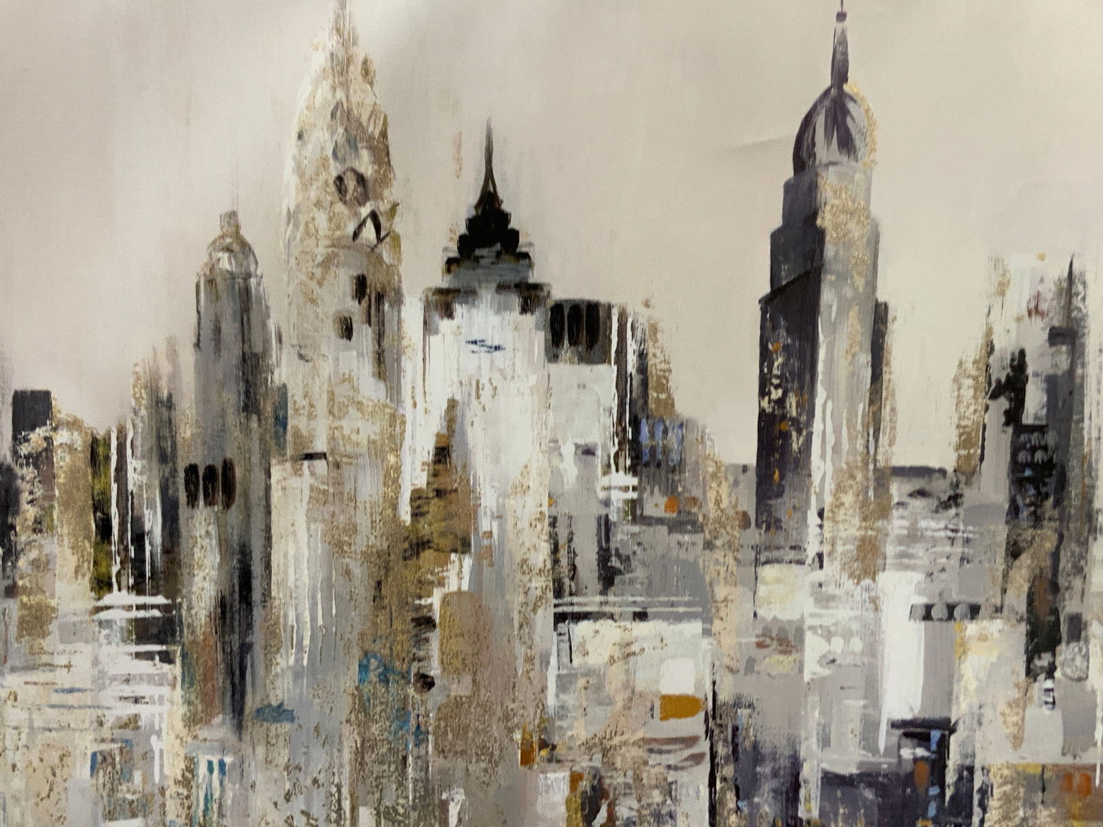 Cityscape Litho On Canvas (1 of 7)