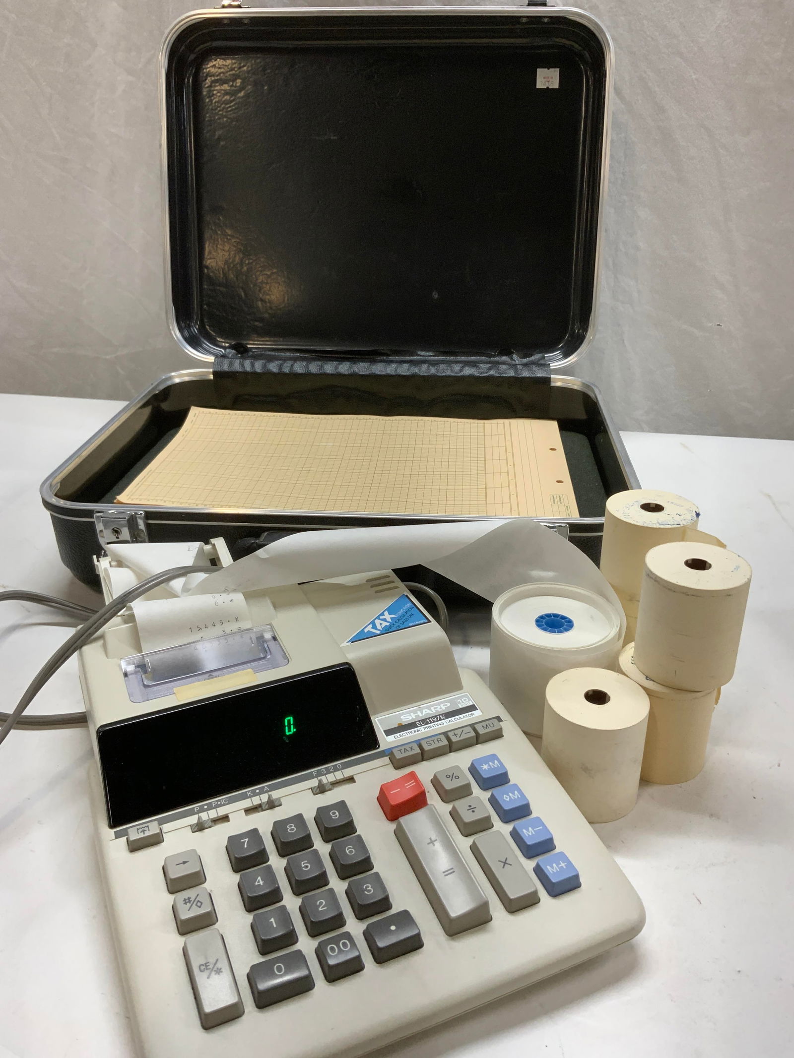 2 Platt MC Briefcase, Sharp Printing Calculator (1 of 13)