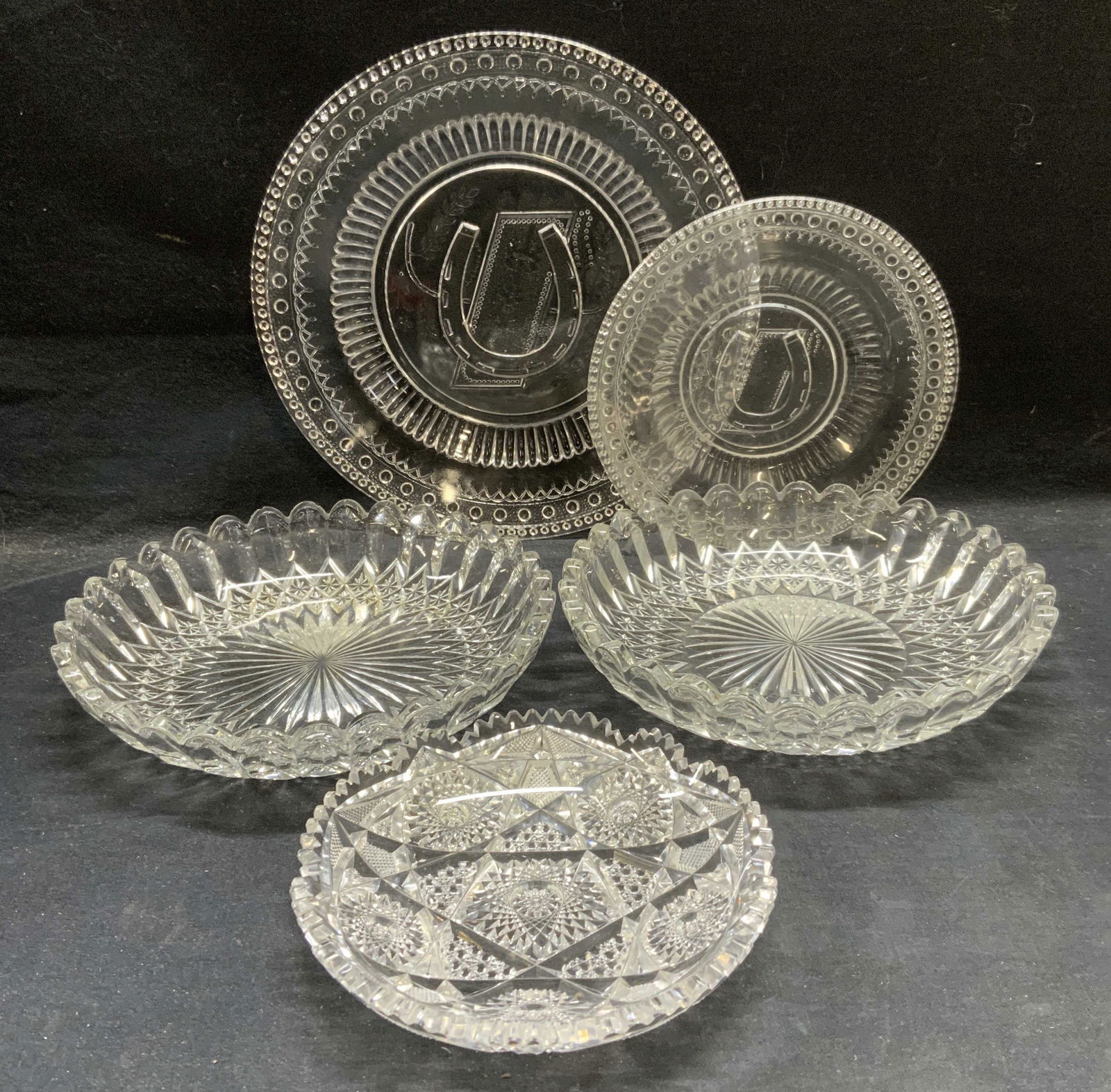 Group 5 Cut Crystal & Glass Plates & Bowls (1 of 10)
