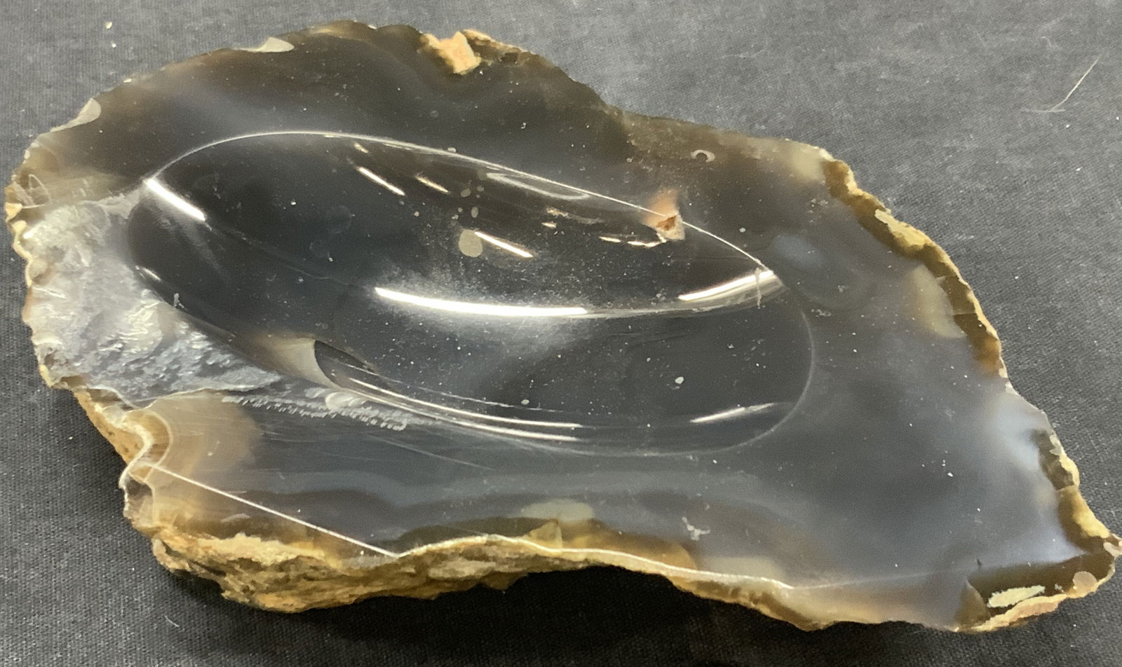 Cut Agate Stone Trinket Dish (1 of 6)