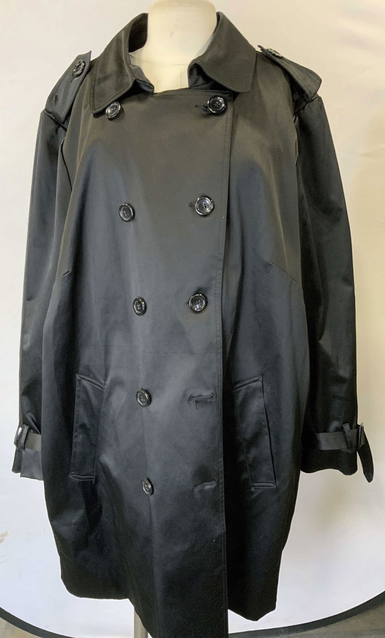 2 Joan Rivers Cotton Blend 3/4 Trench Coat, Sz 3x (1 of 10)