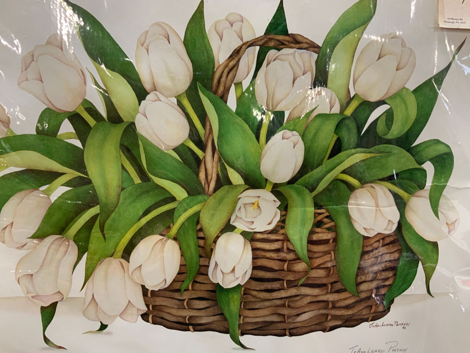 Joanna Portnoy Sgd Basket Of Spring Litho (1 of 8)