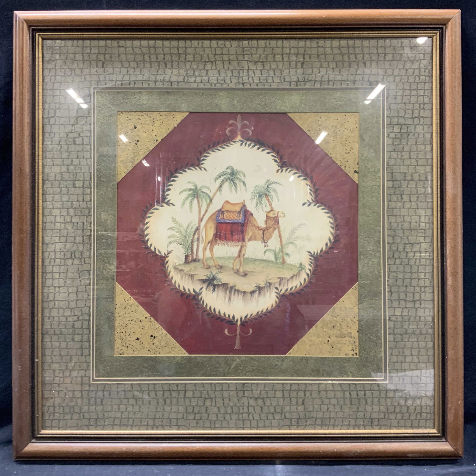 Framed Camel Lithograph (1 of 7)