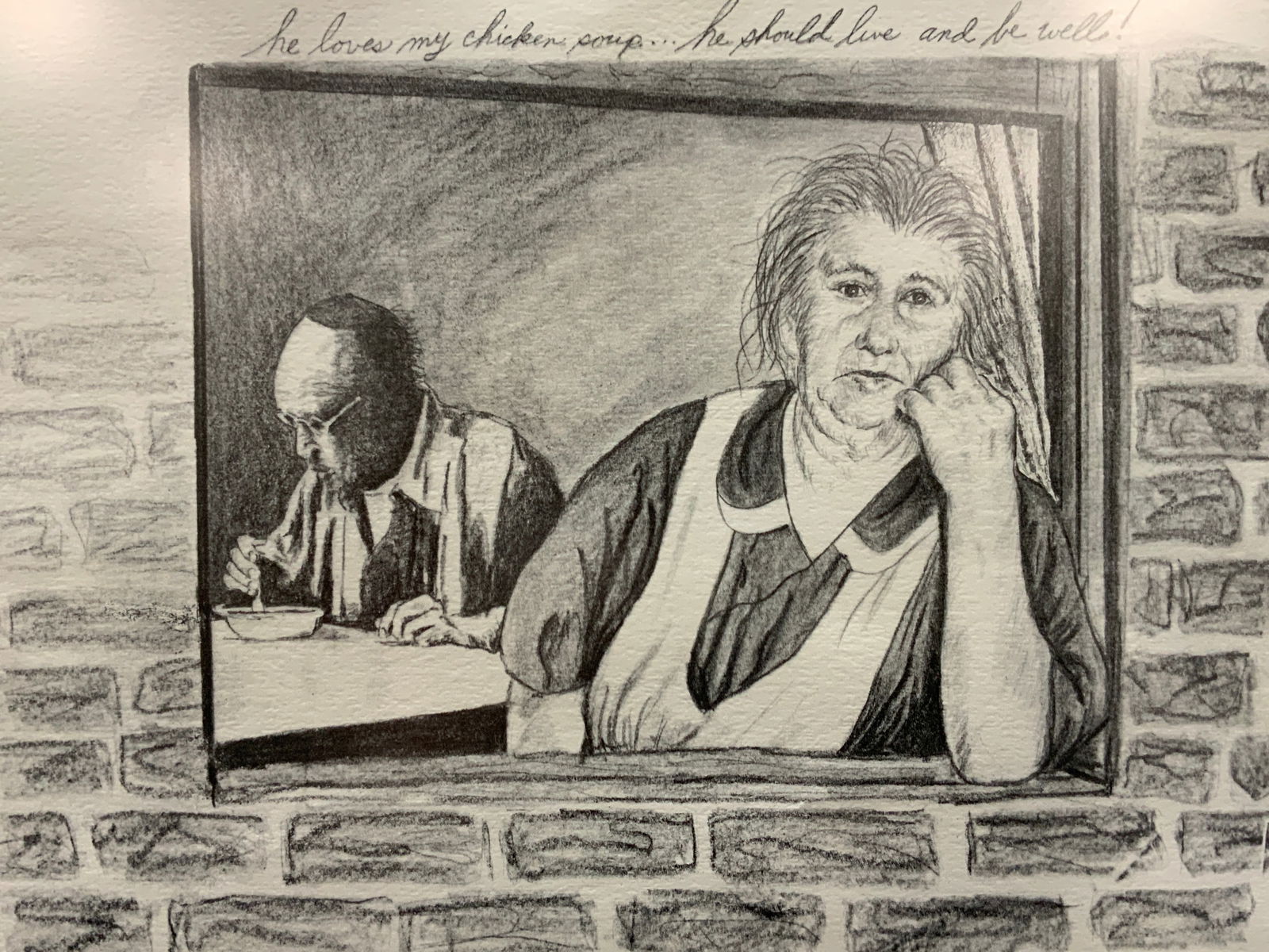 Lewin Sgd Chicken Soup Drawing Silk Screen (1 of 8)