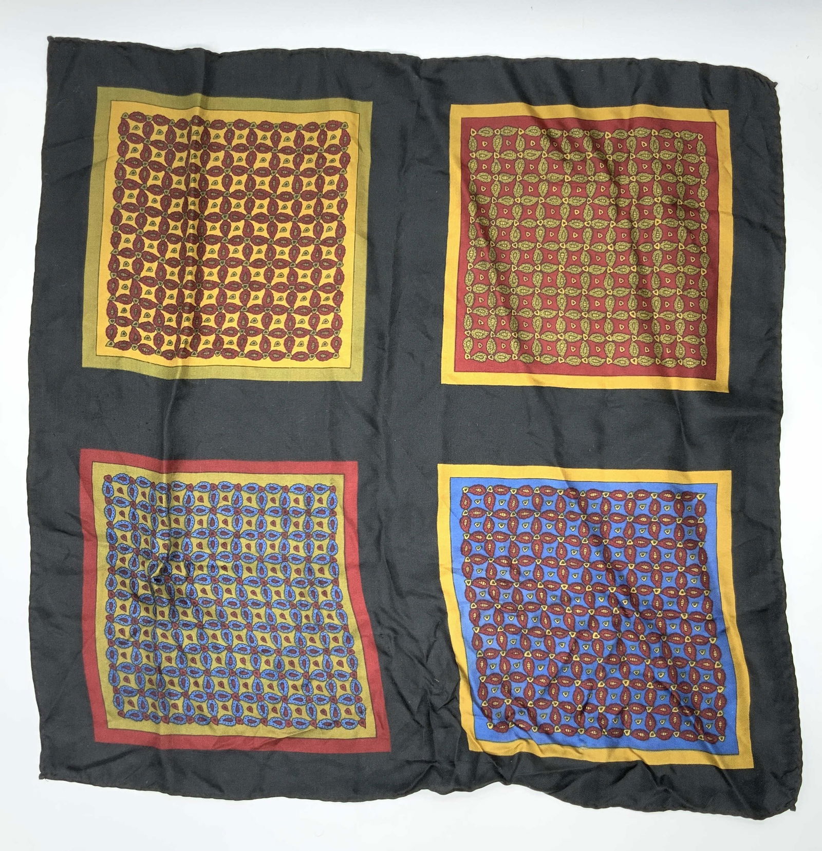 Hand Rolled Silk Handkerchief (1 of 6)