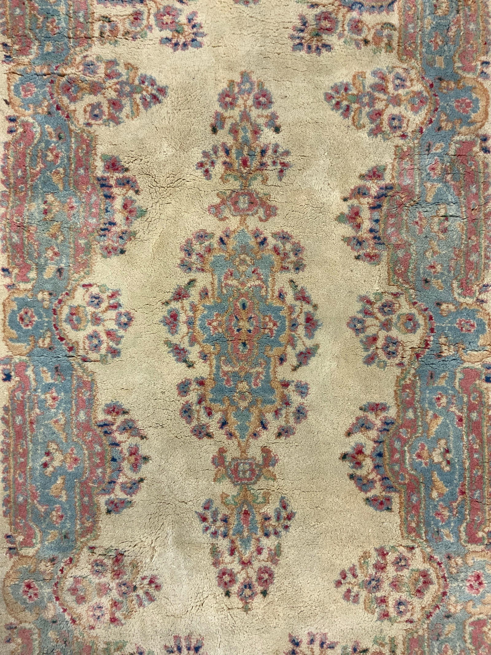 Vntg Handmade Karastan Kirman Wool Rug (1 of 7)