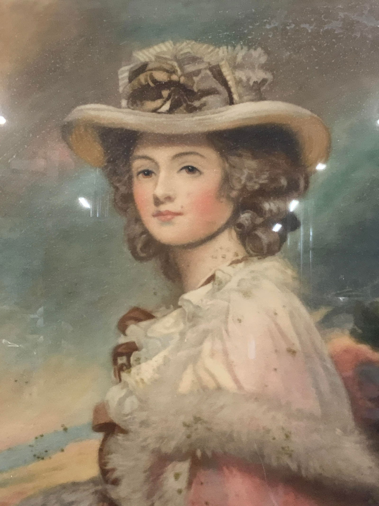 Sgd Mrs Davenport Portrait Lithograph (1 of 11)