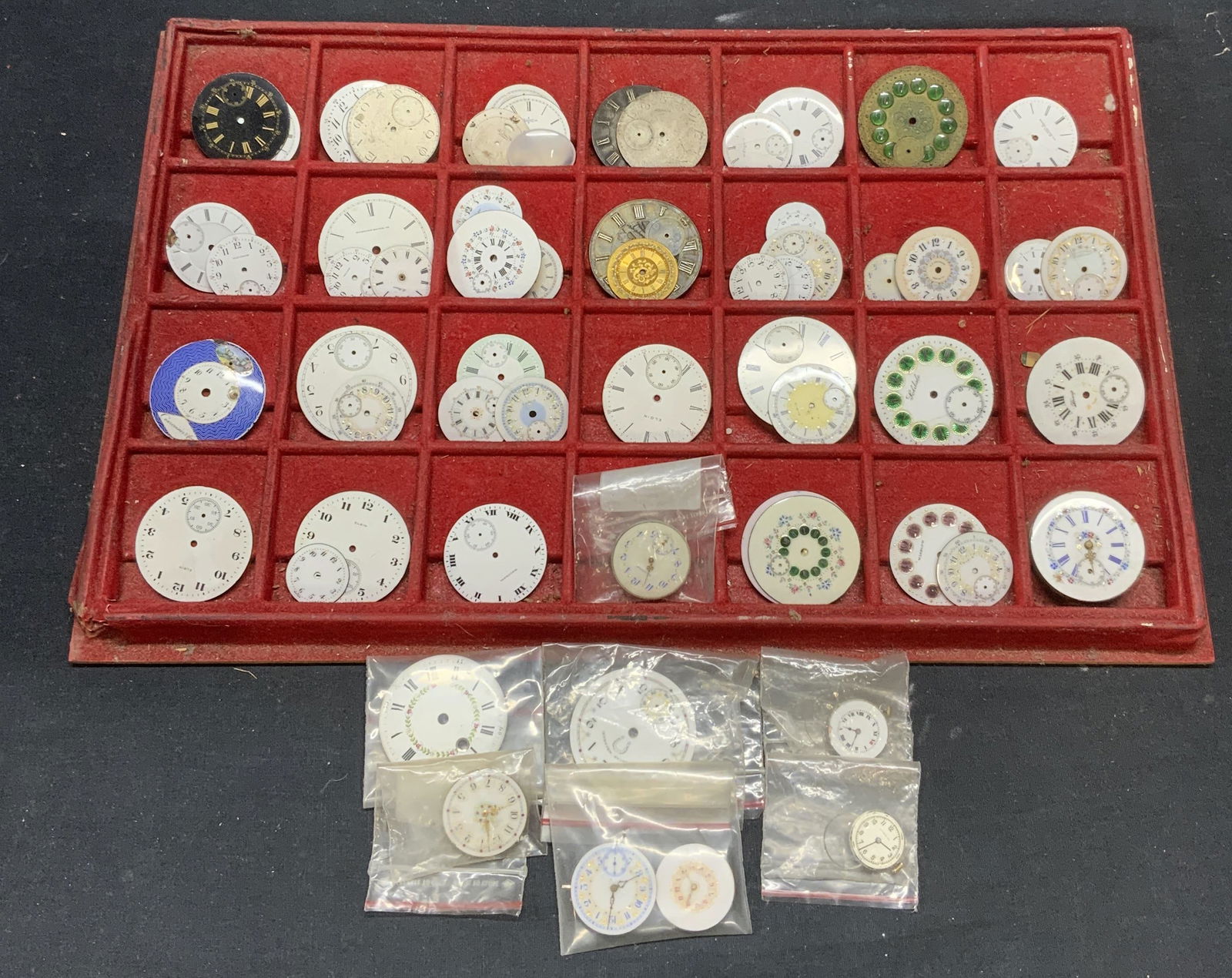 Group Lot 50+ Antique & Vtg Watch Faces (1 of 8)