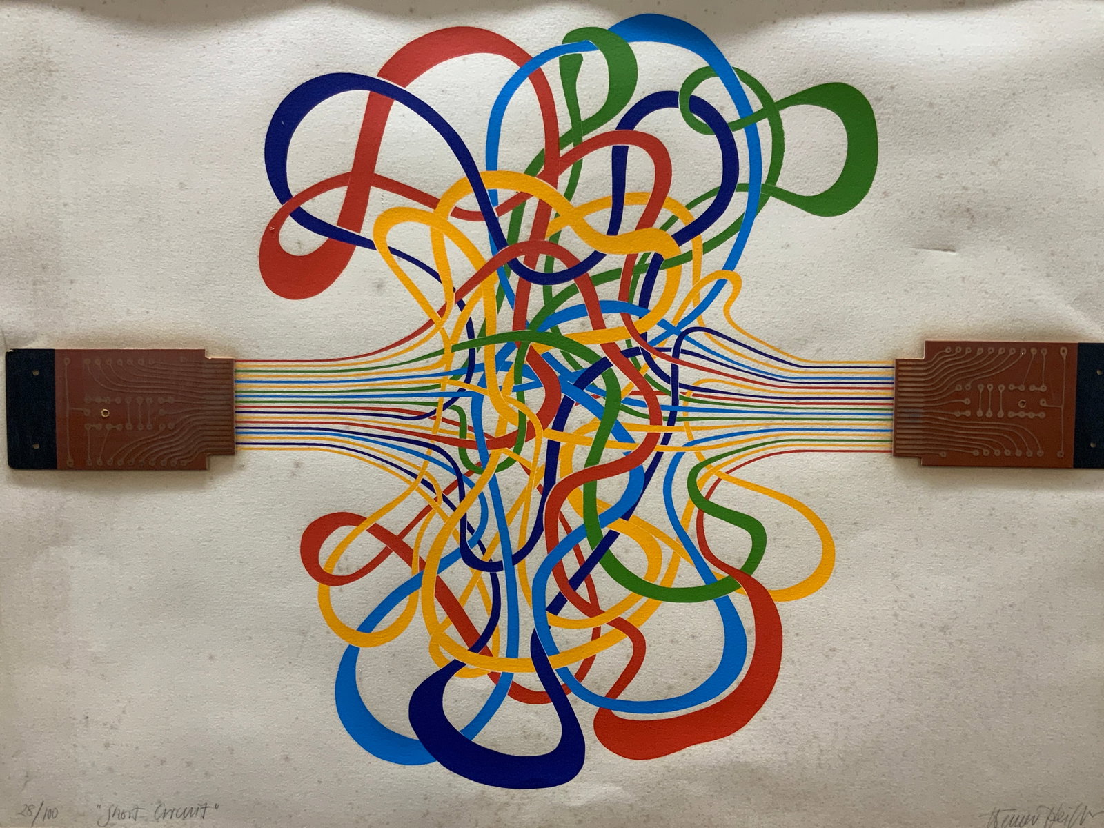 Signed Short Circuit Silk Screen 34in (1 of 11)