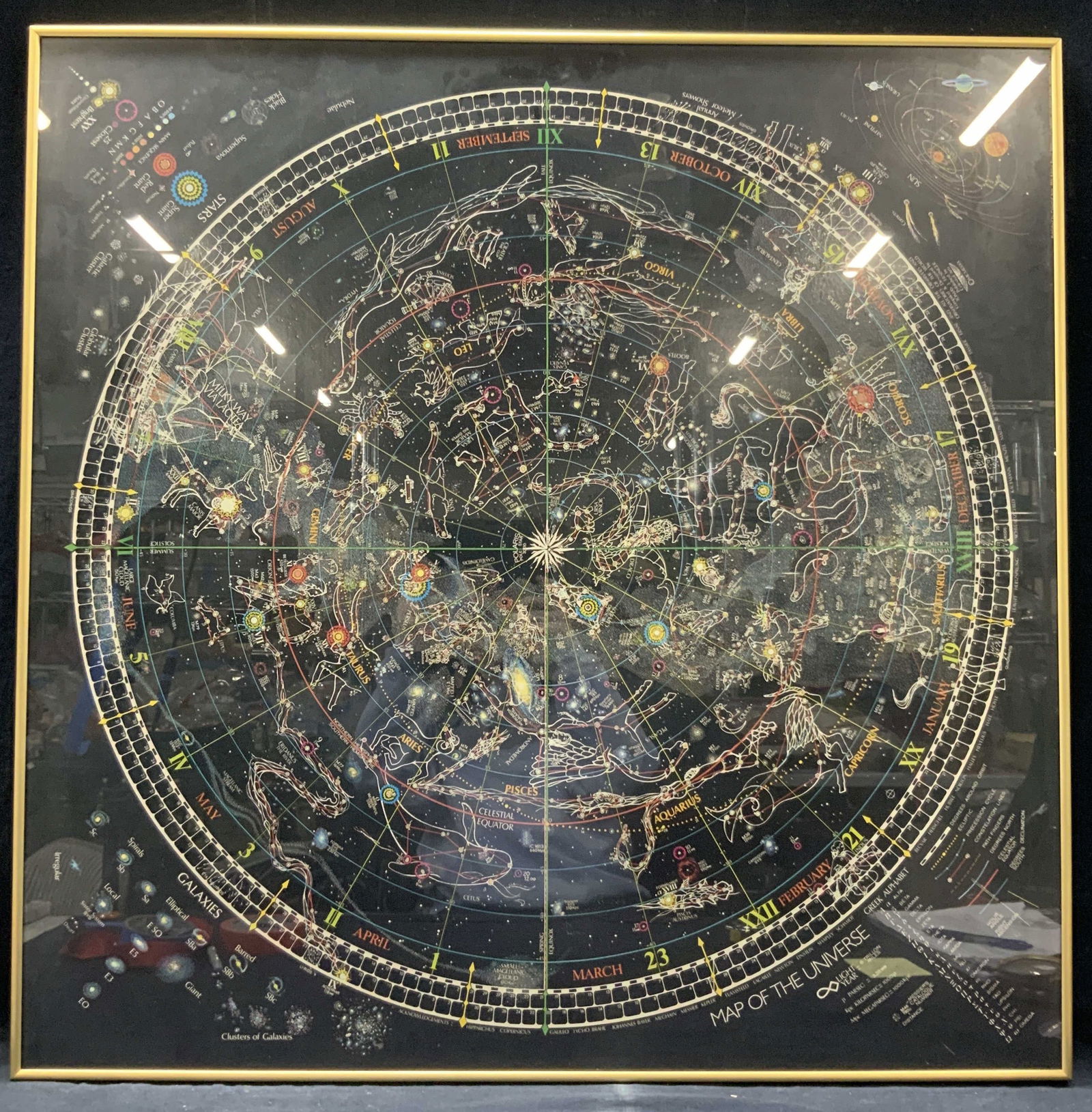 Map Of The Universe Lithograph 35in (1 of 10)