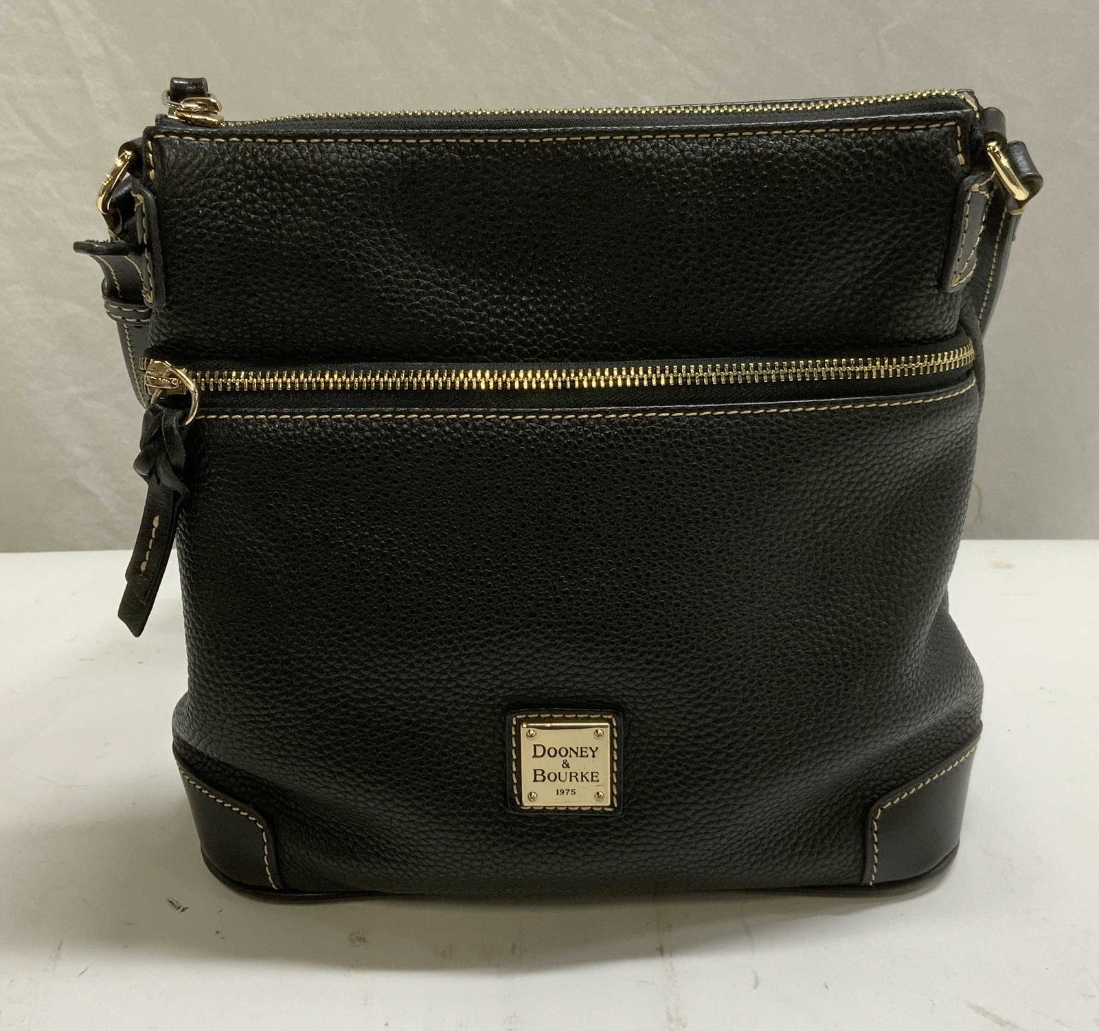 Dooney & Bourke Black Leather Handbag (1 of 8)