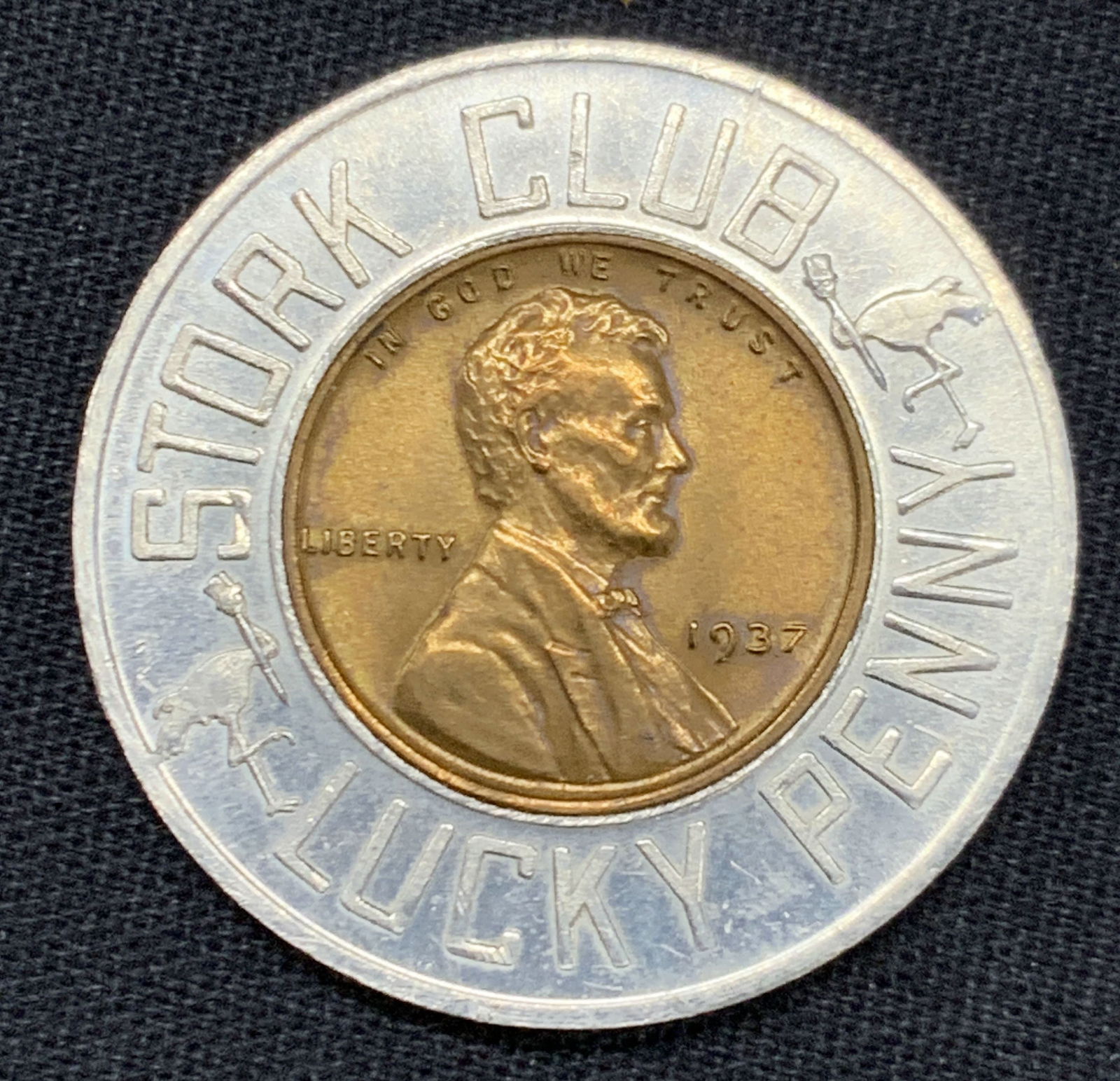 Vtg Stork Club Lucky Penny (1 of 6)