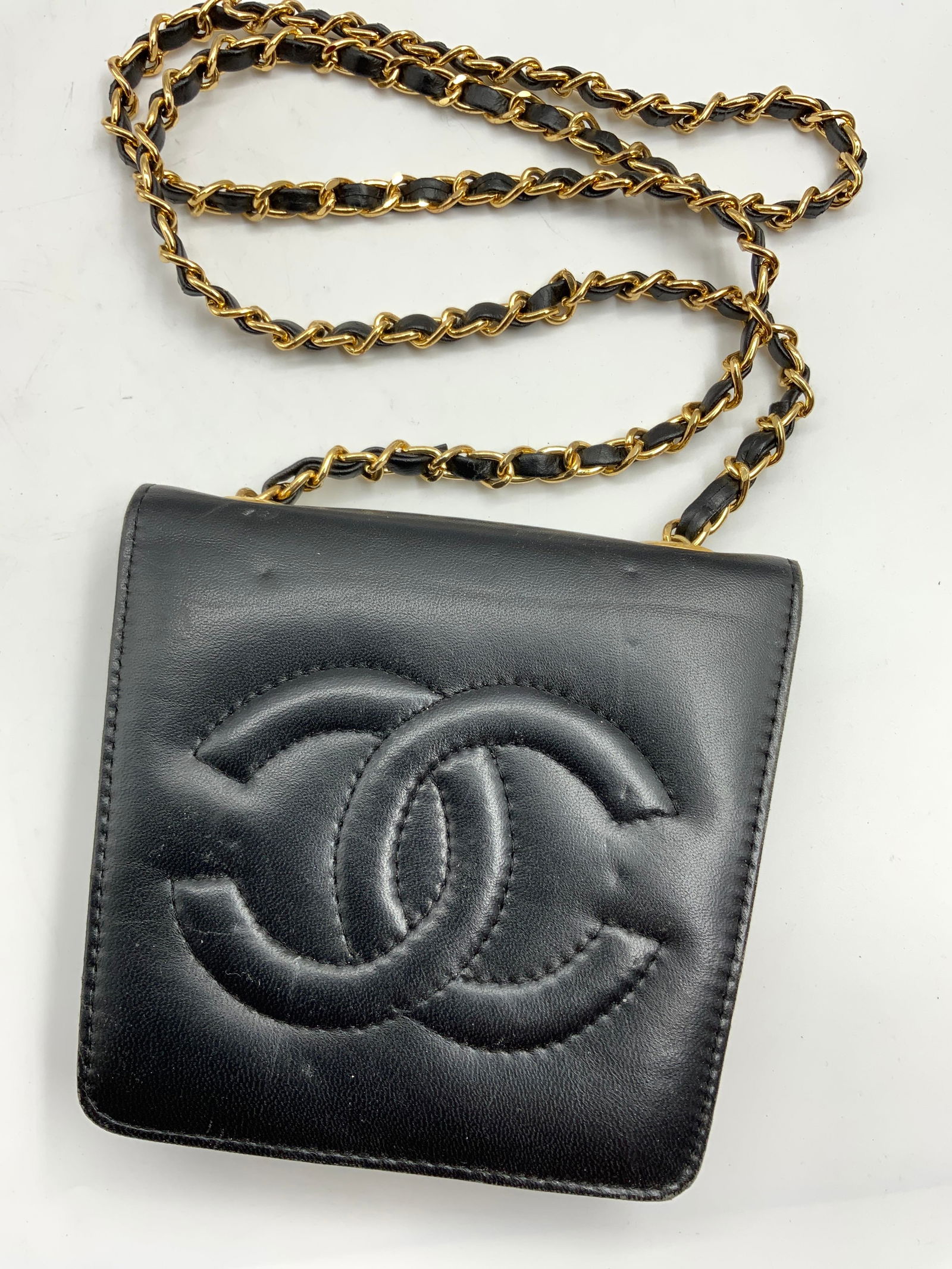 Chanel Style Leather Evening Crossbody Bag (1 of 9)