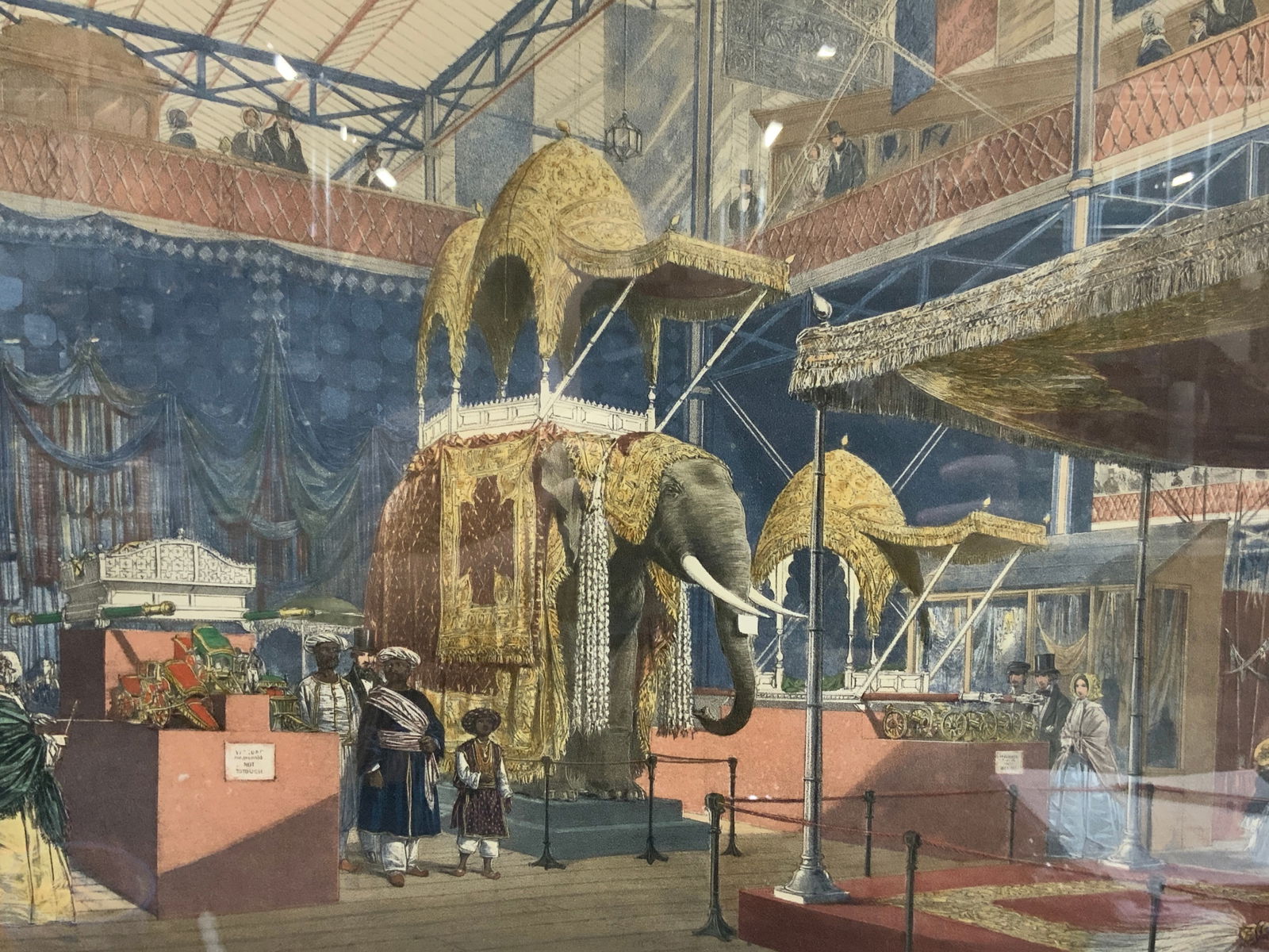 J.N 1852 Full Colored Plate Etching India (1 of 13)