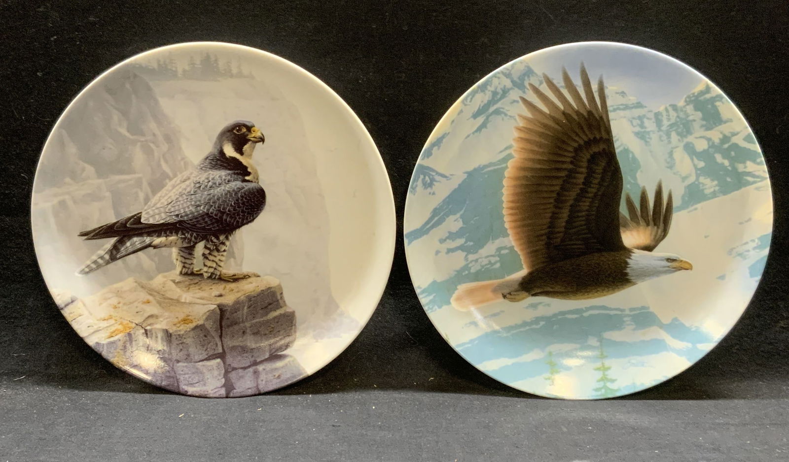 Lot 2 Knowles China Bald Eagle Plate, More (1 of 8)