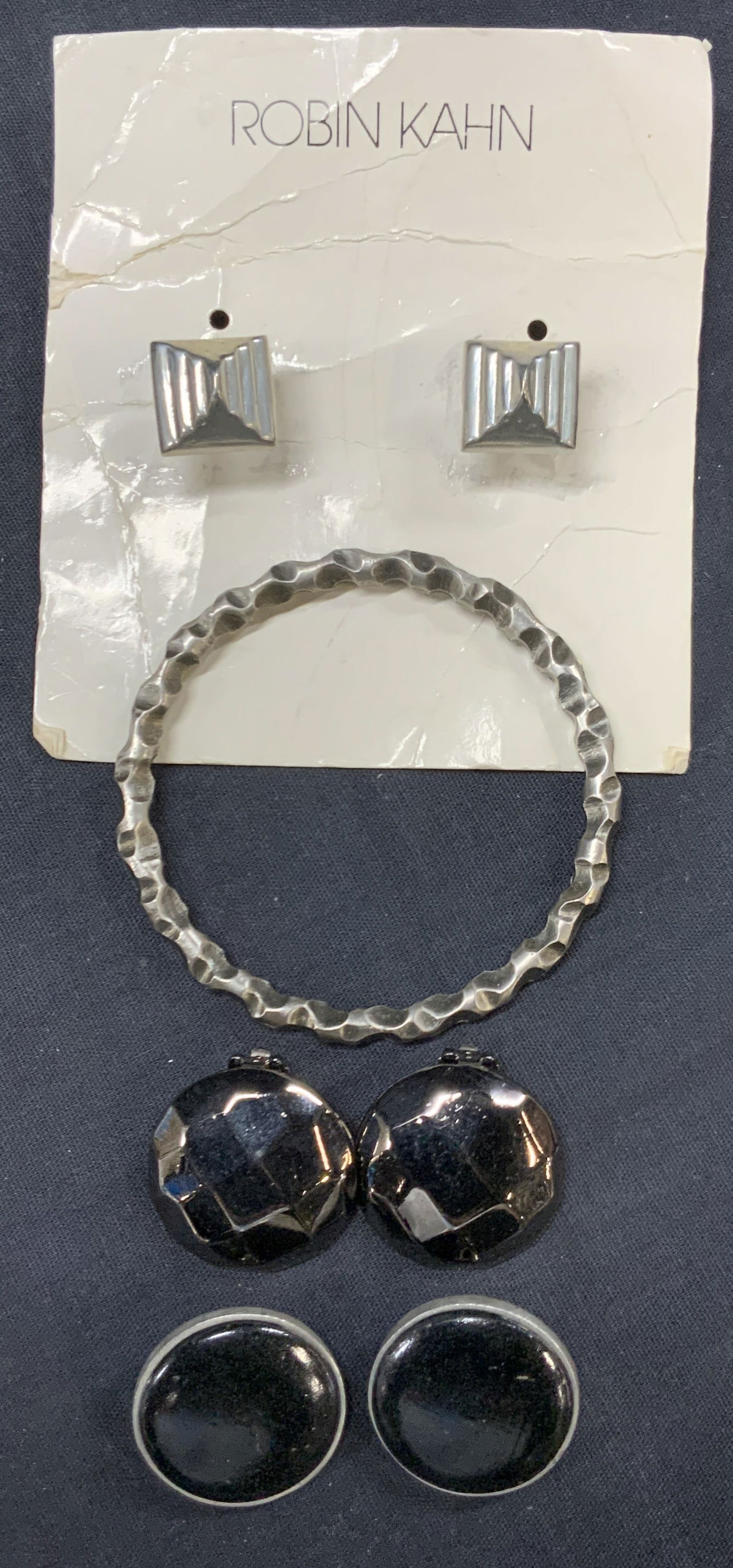 Lot 5 Robin Kahn & More Silver Tn Jewelry (1 of 10)