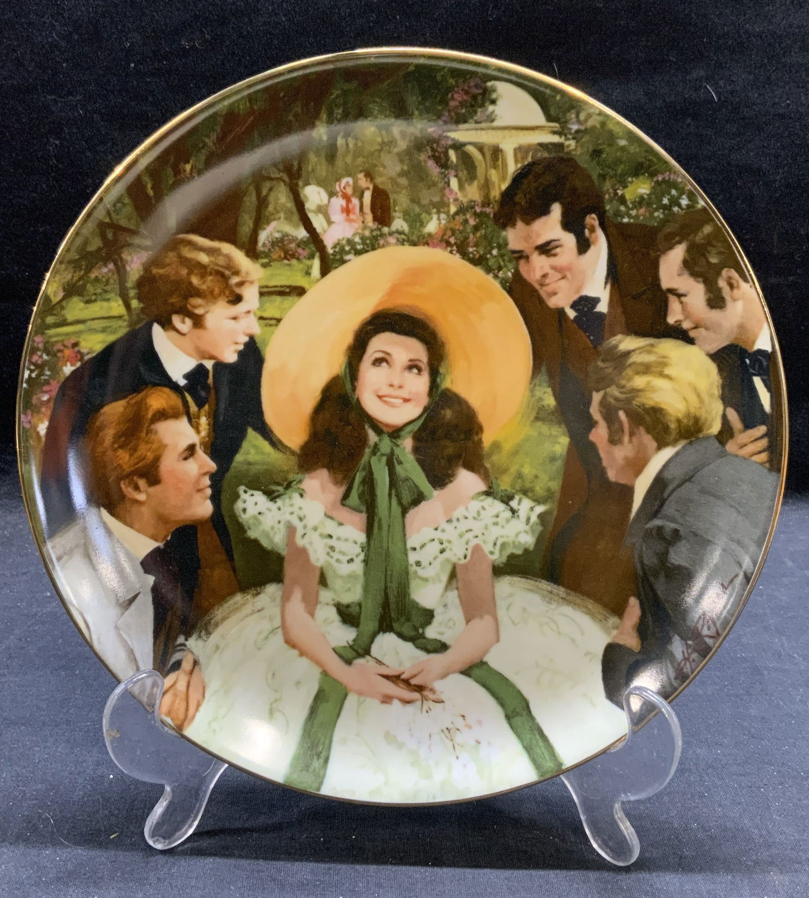 WS George Gone With The Wind Porcelain Plate 1988 (1 of 8)