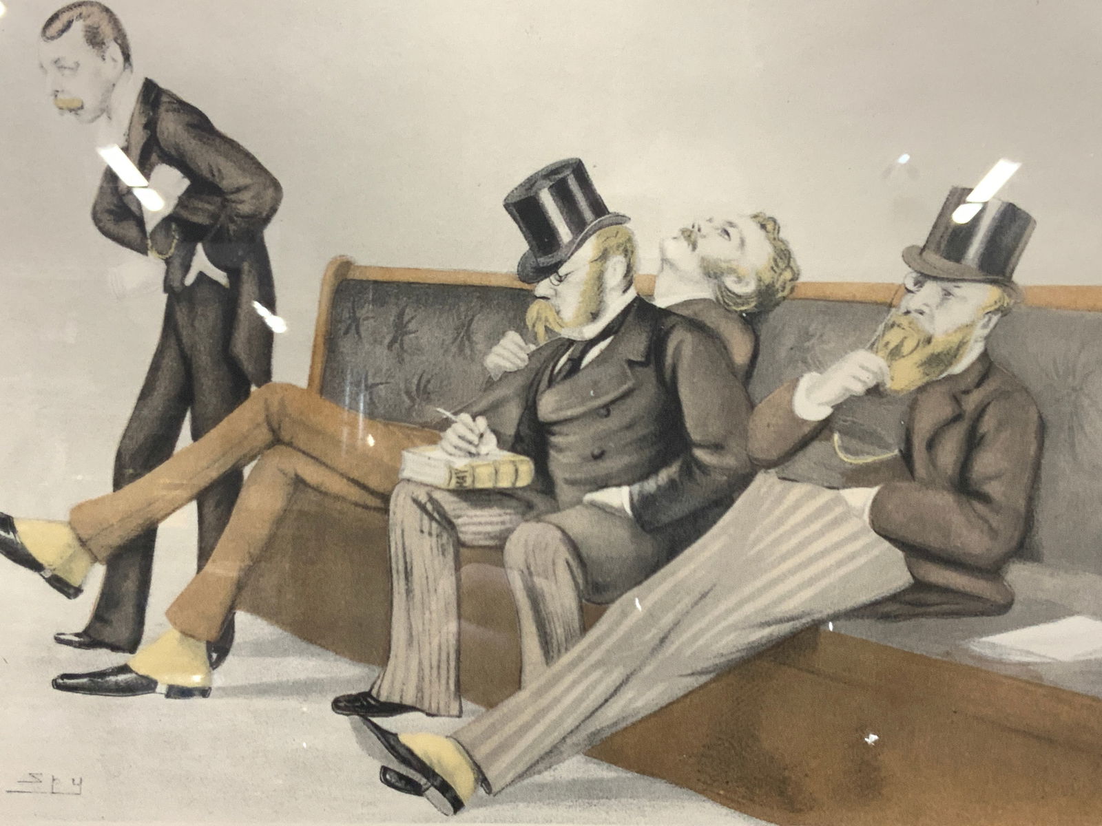 1880 Vanity Fair The Fourth Party Lithograph (1 of 11)