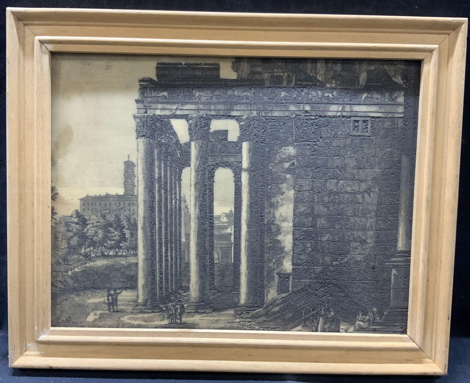 Vtg Luigi Rossini Style Engraving Plate (1 of 7)