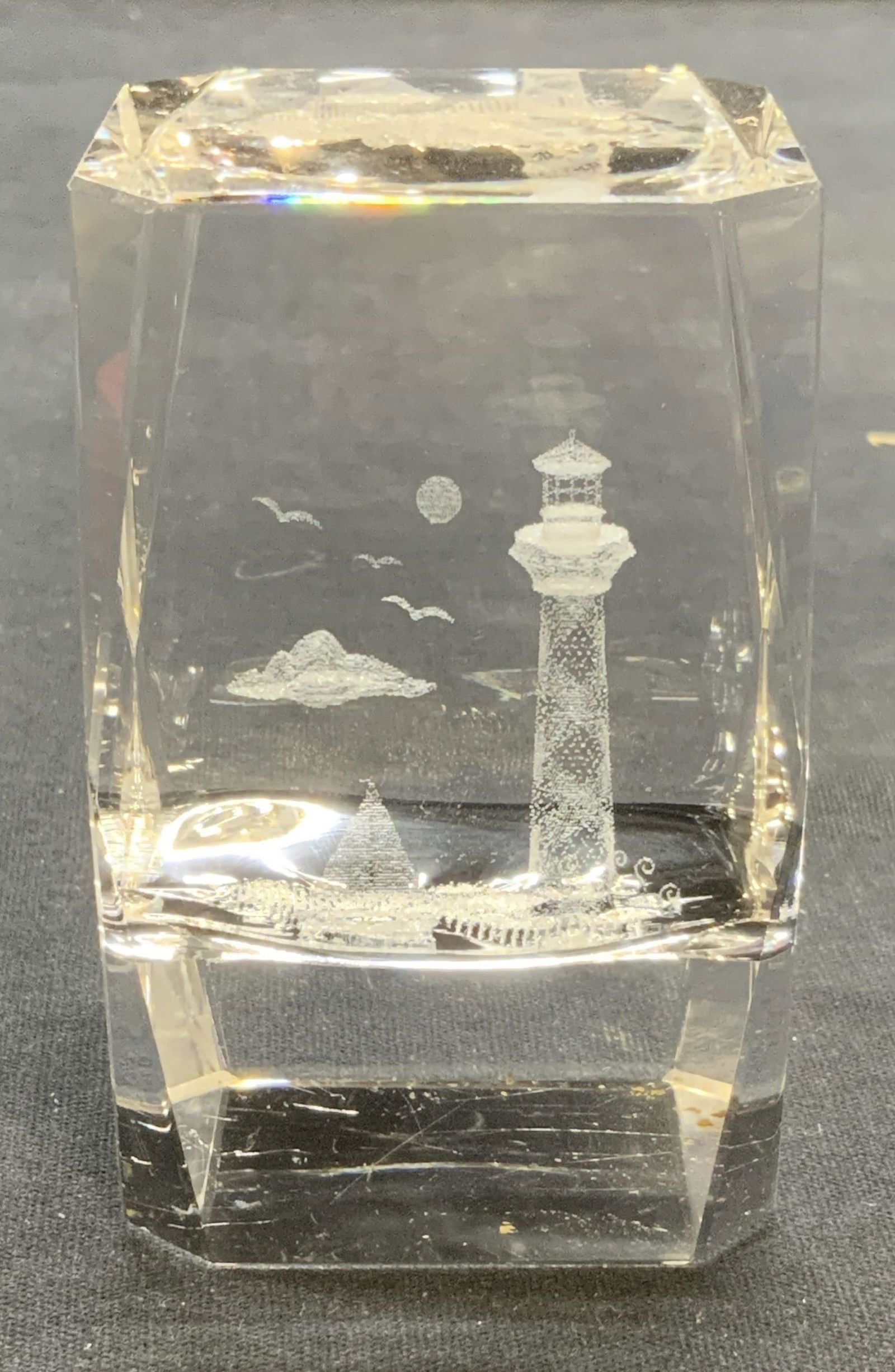 Ocean Lighthouse Glass Paperweight (1 of 6)