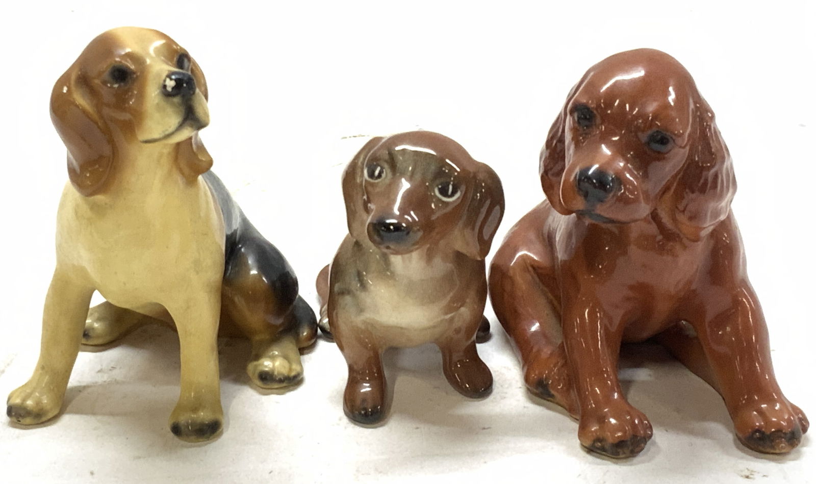 Lot 3 Ceramic Dog Figurines, Morfers Studio (1 of 6)
