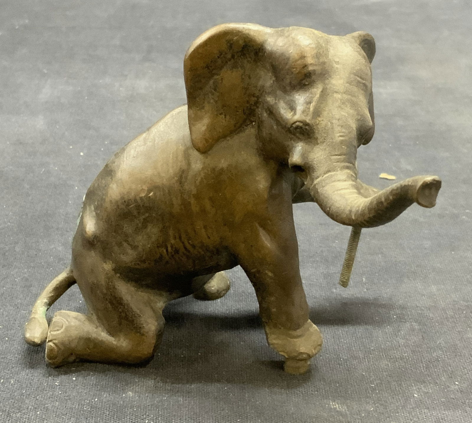 Vintage Cast Metal Elephant Figural (1 of 6)