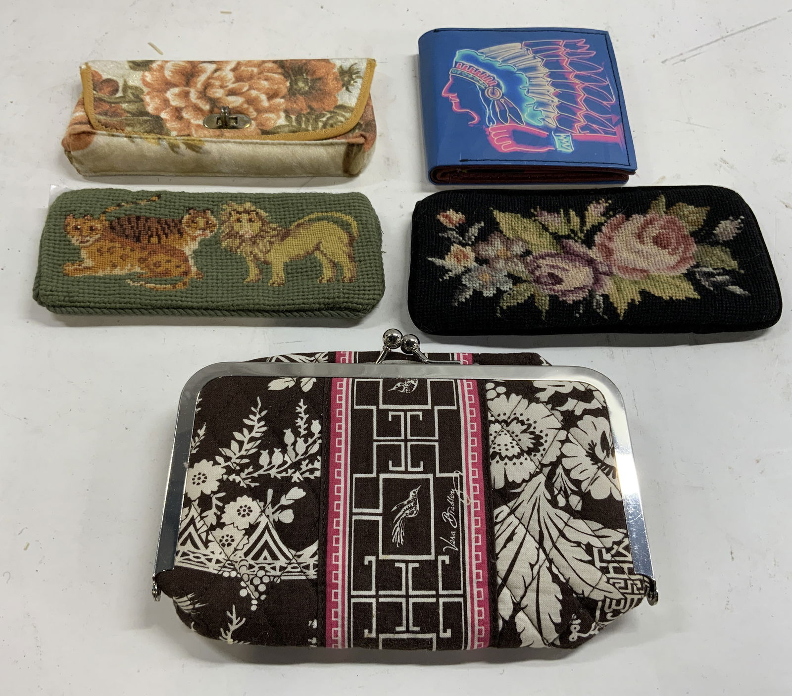Lot 5 Clutches Wallets Coin Purses, Vera Bradley + (1 of 9)