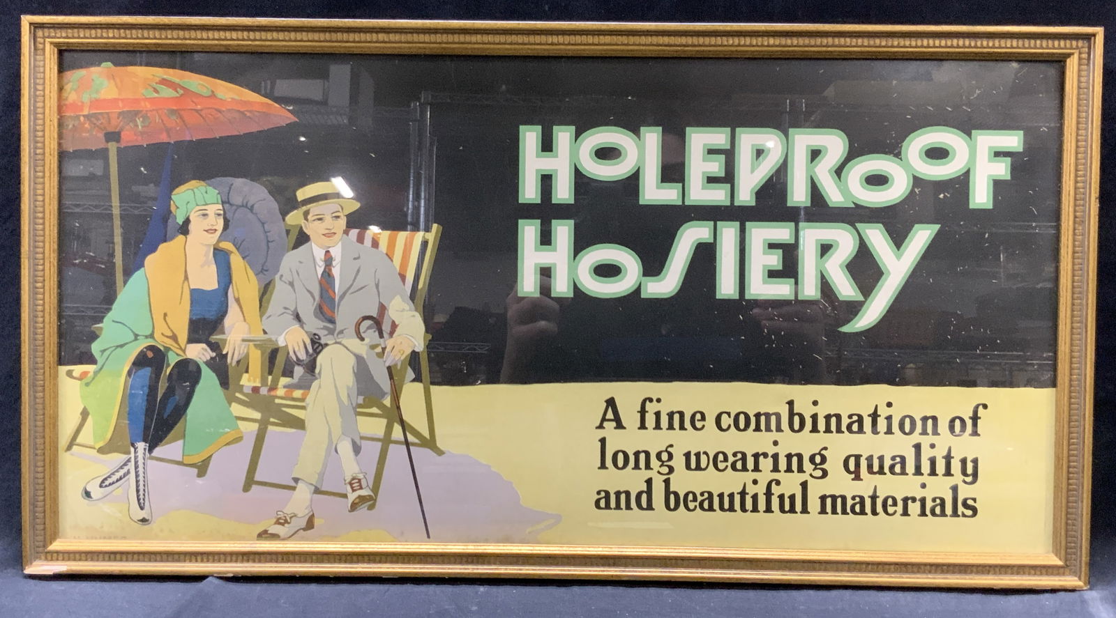 Holeproof Hosiery Vtg Advertising Sign (1 of 7)