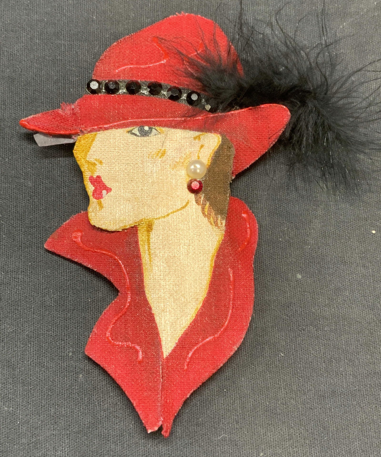 Vintage Handmade Figural Statement Brooch (1 of 9)