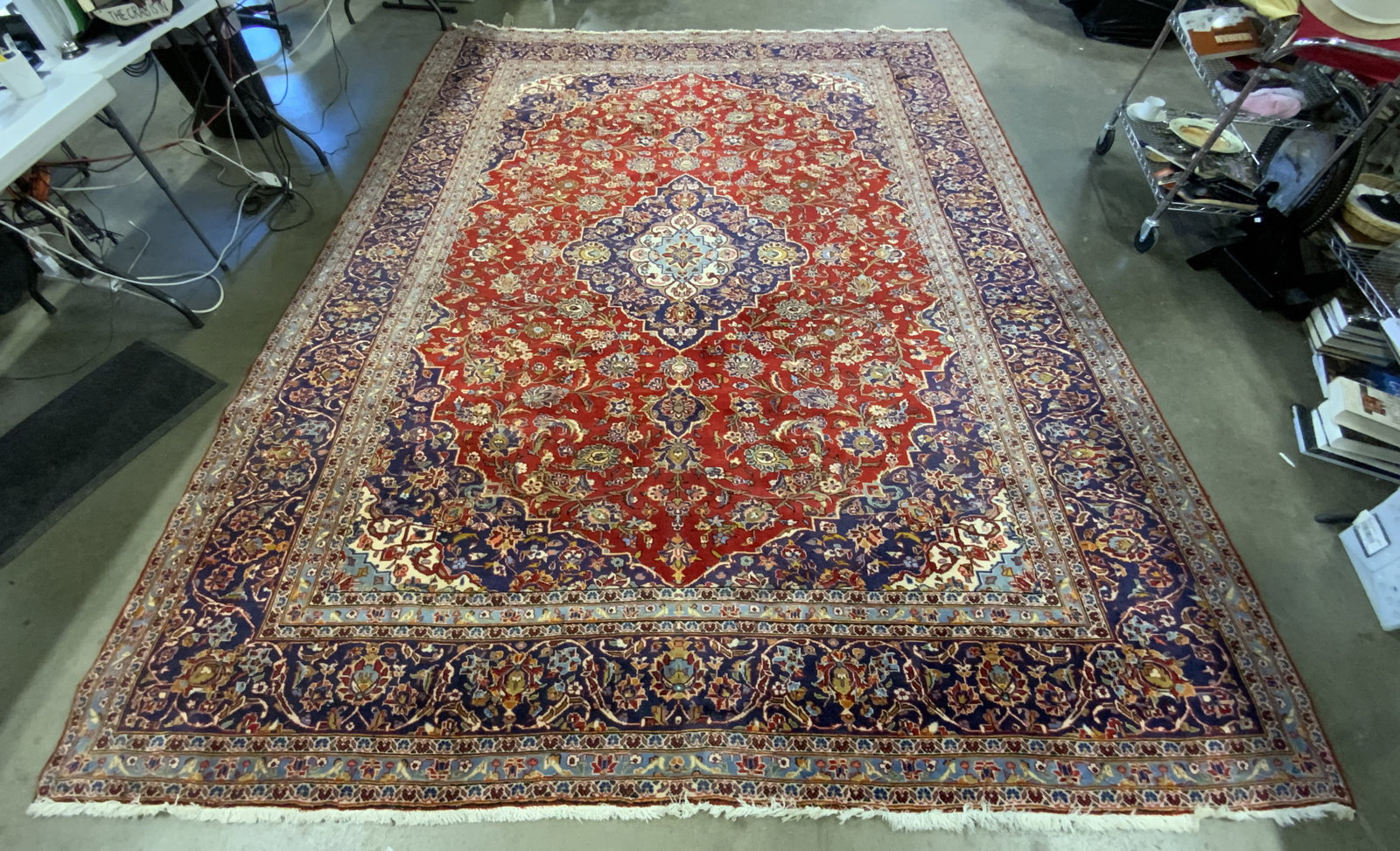 Room Sized Persian Hand Knotted Wool Rug, Iran (1 of 15)